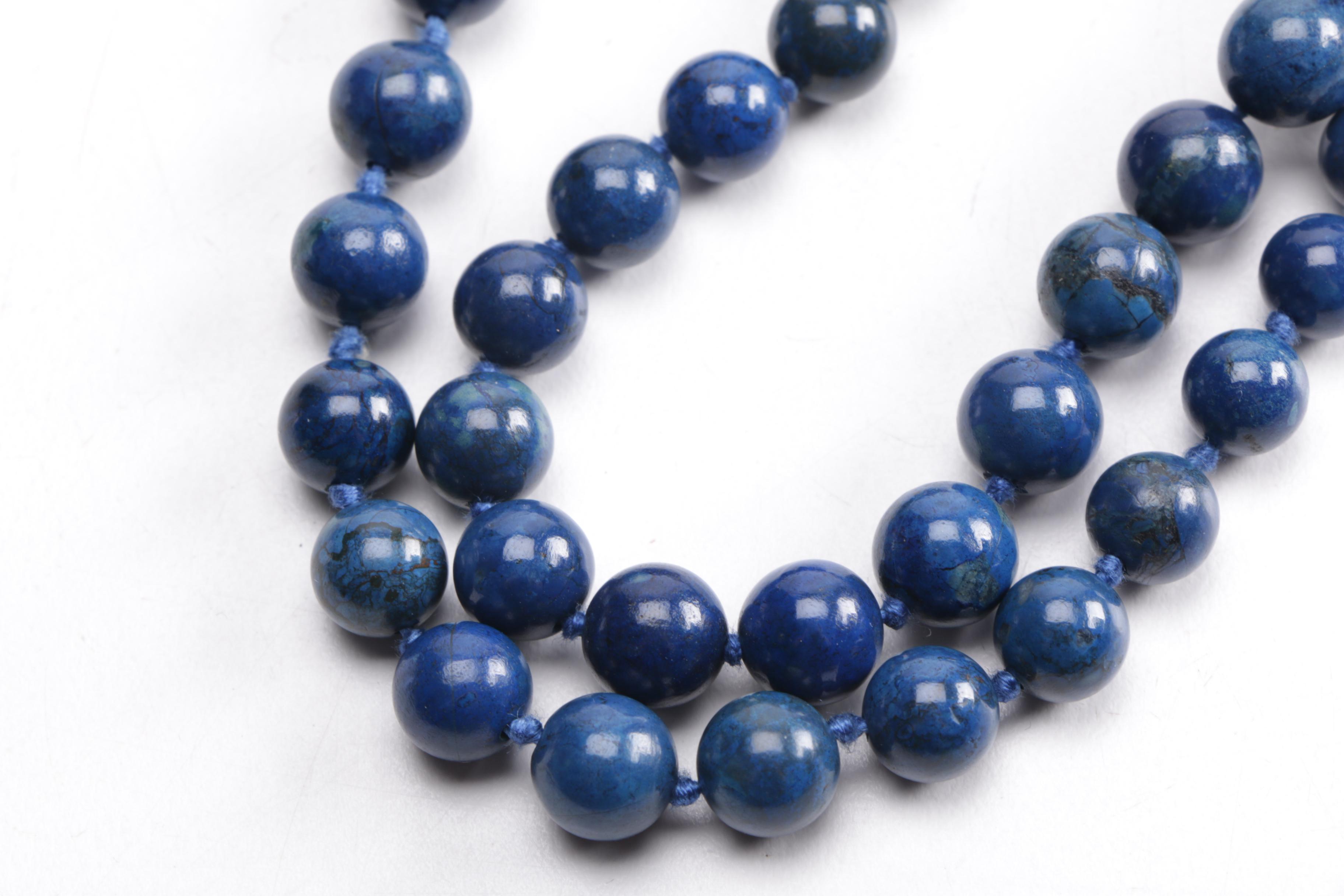 Stone and Glass Necklaces