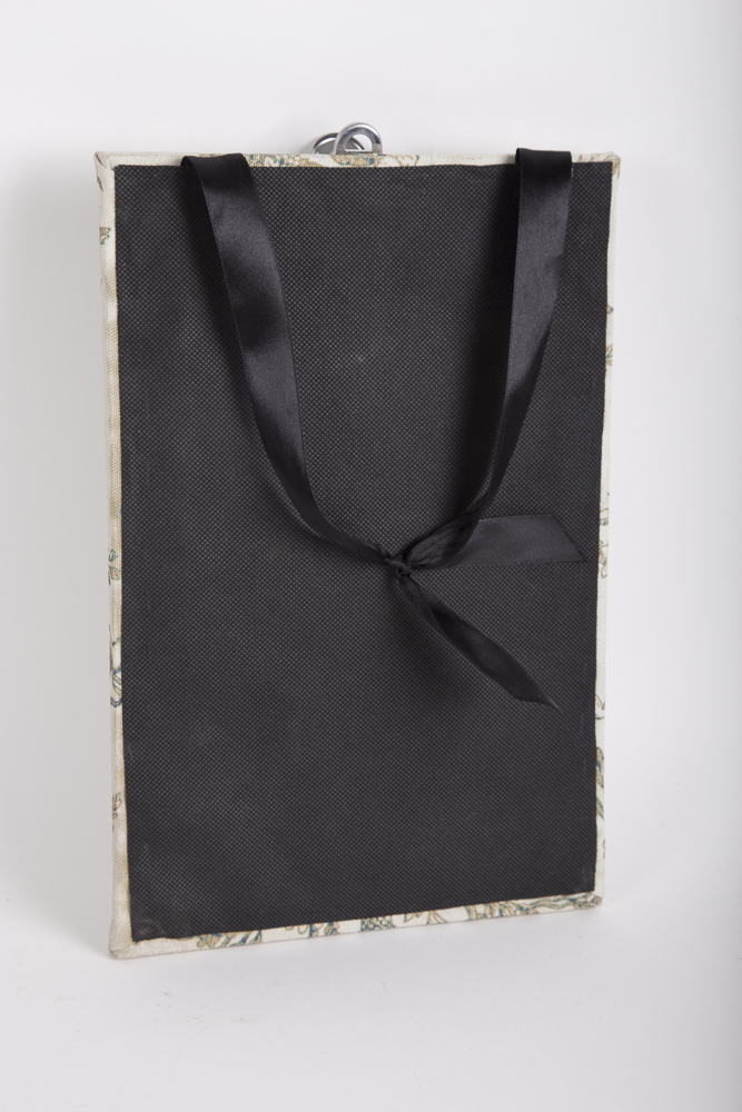 Toile Fabric Covered Clip Boards