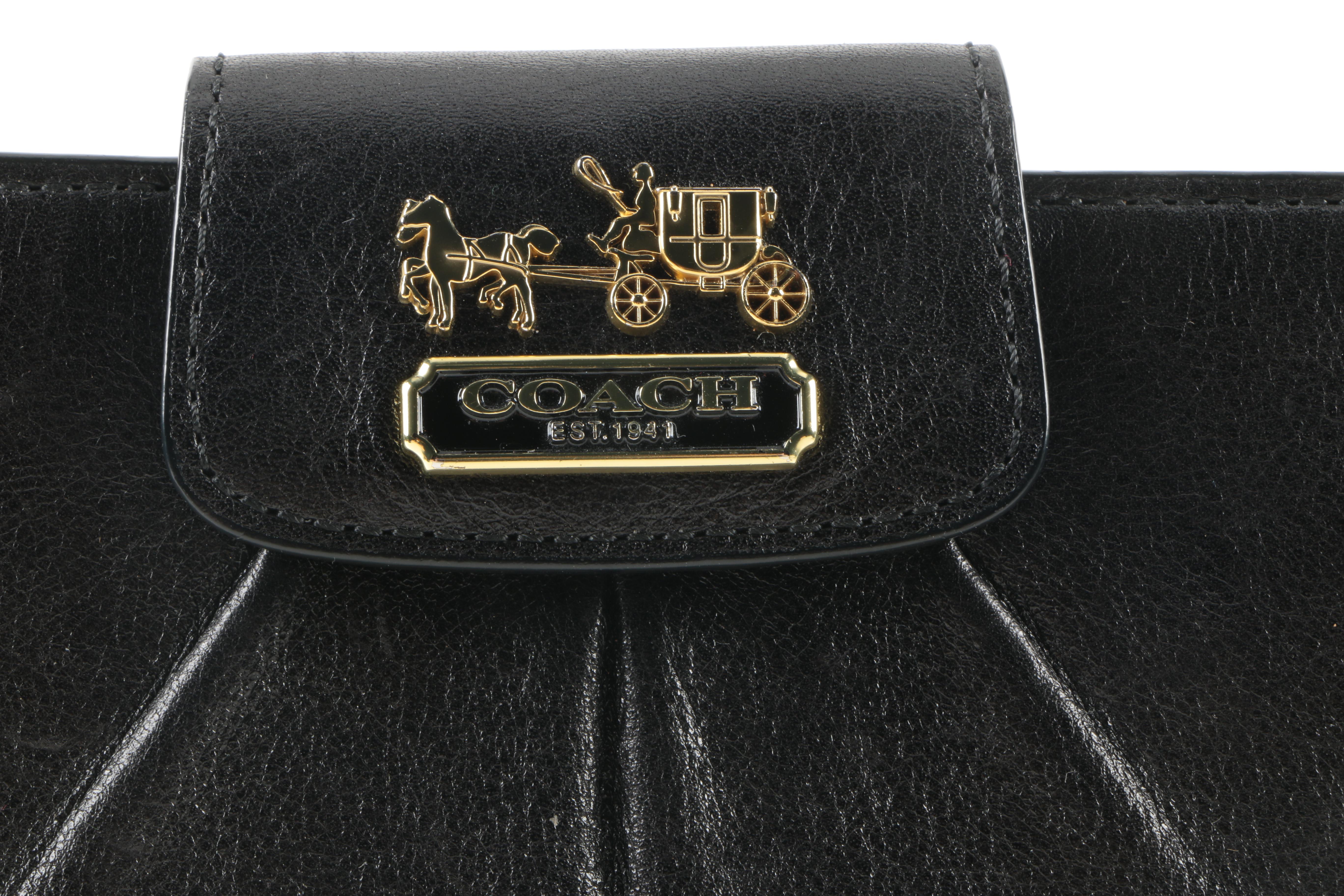 Coach Leather Wristlet and Wallets