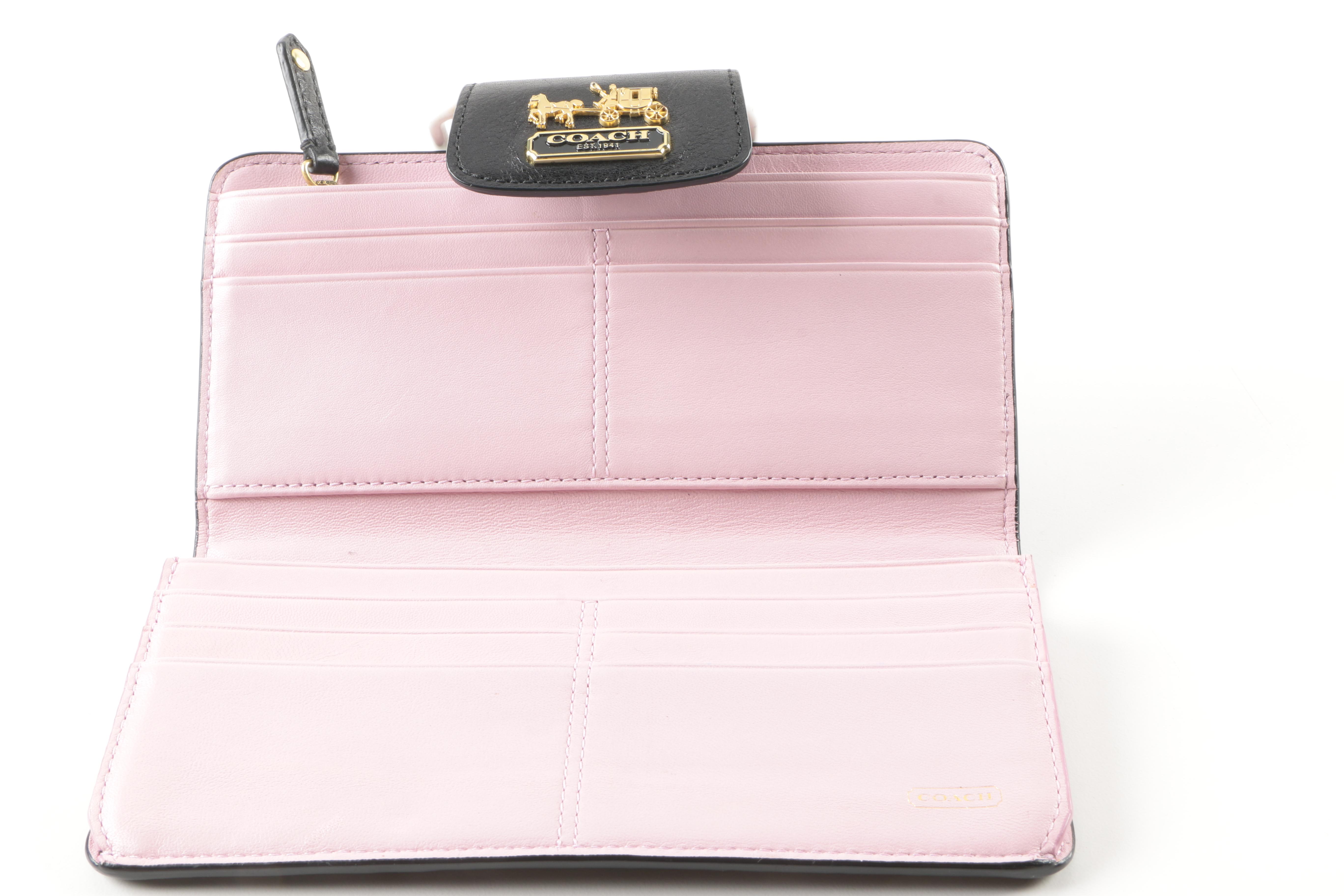 Coach Leather Wristlet and Wallets