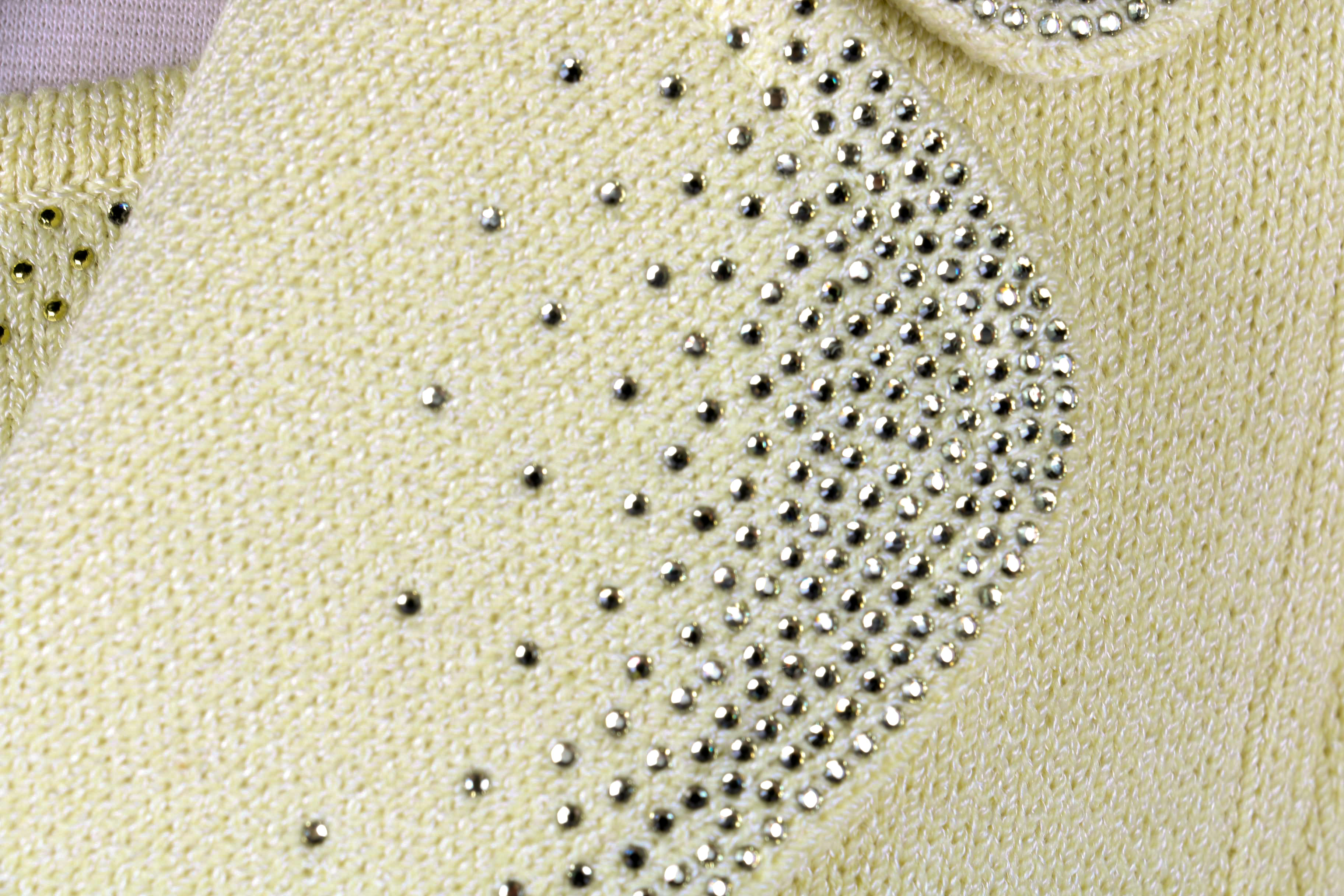 St. John Light Yellow Evening Jacket and Blouse