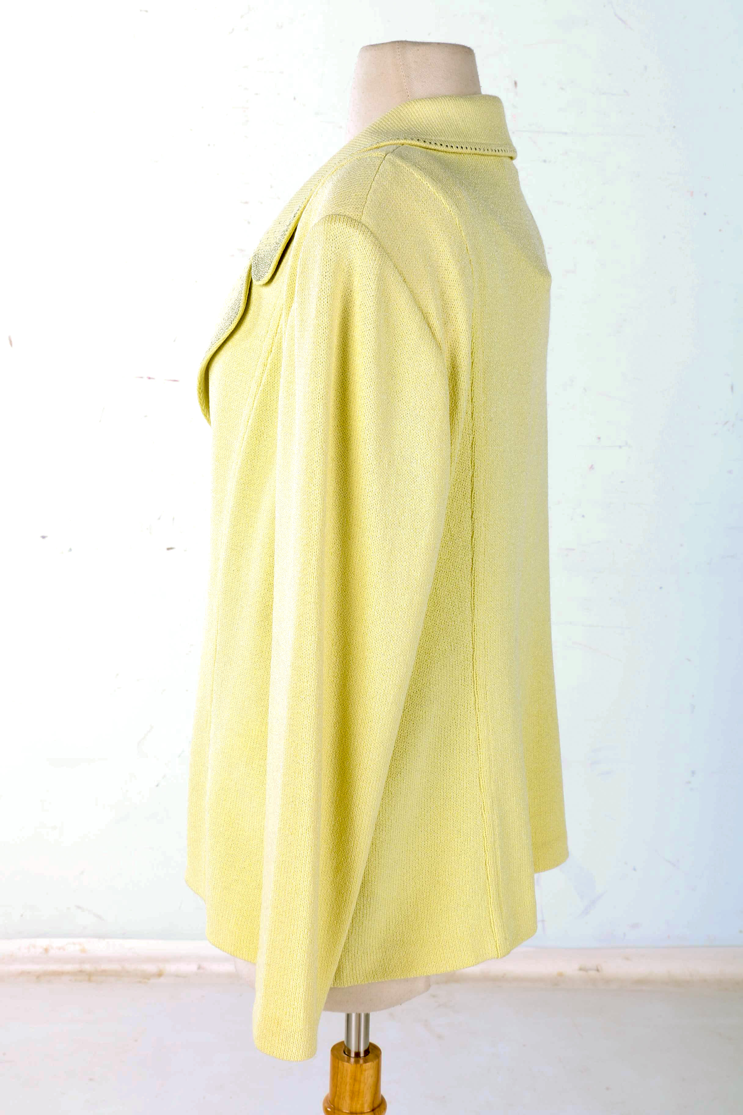 St. John Light Yellow Evening Jacket and Blouse