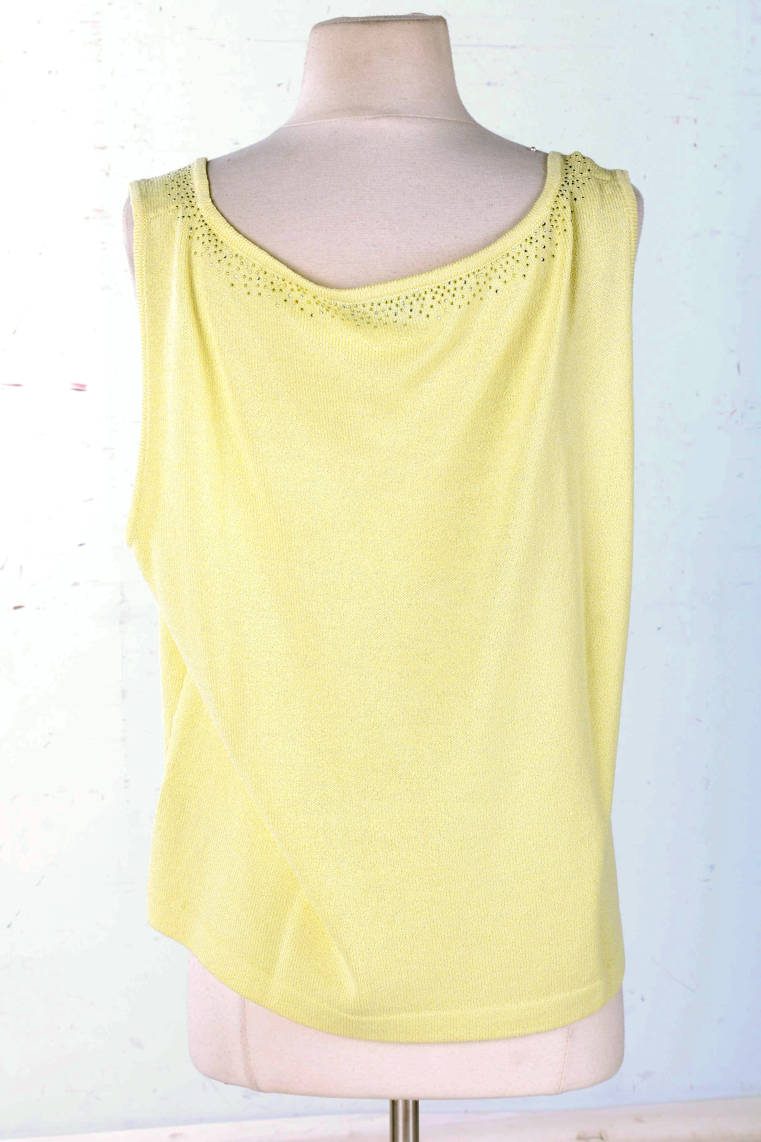 St. John Light Yellow Evening Jacket and Blouse