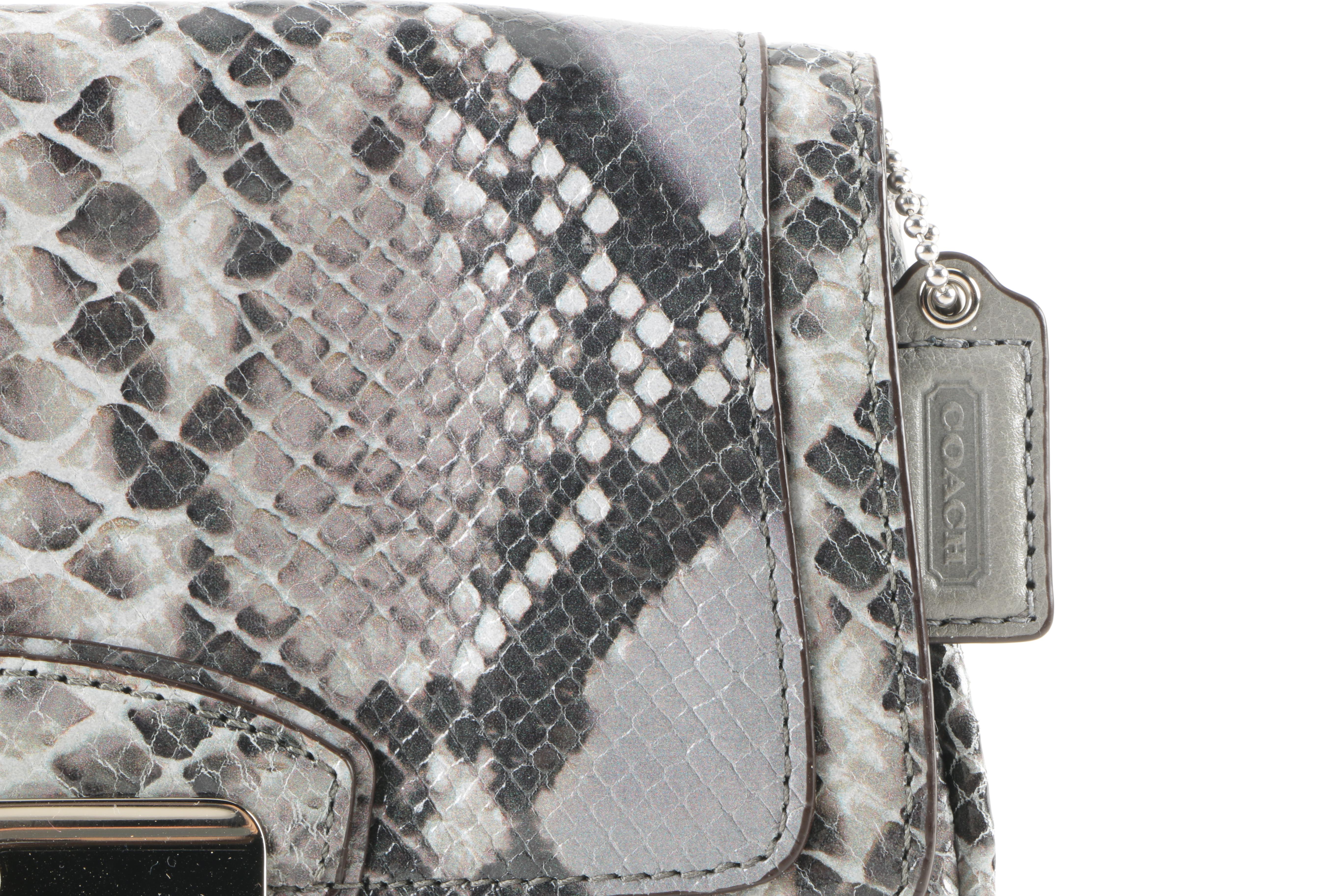 Coach Embossed Leather Purse