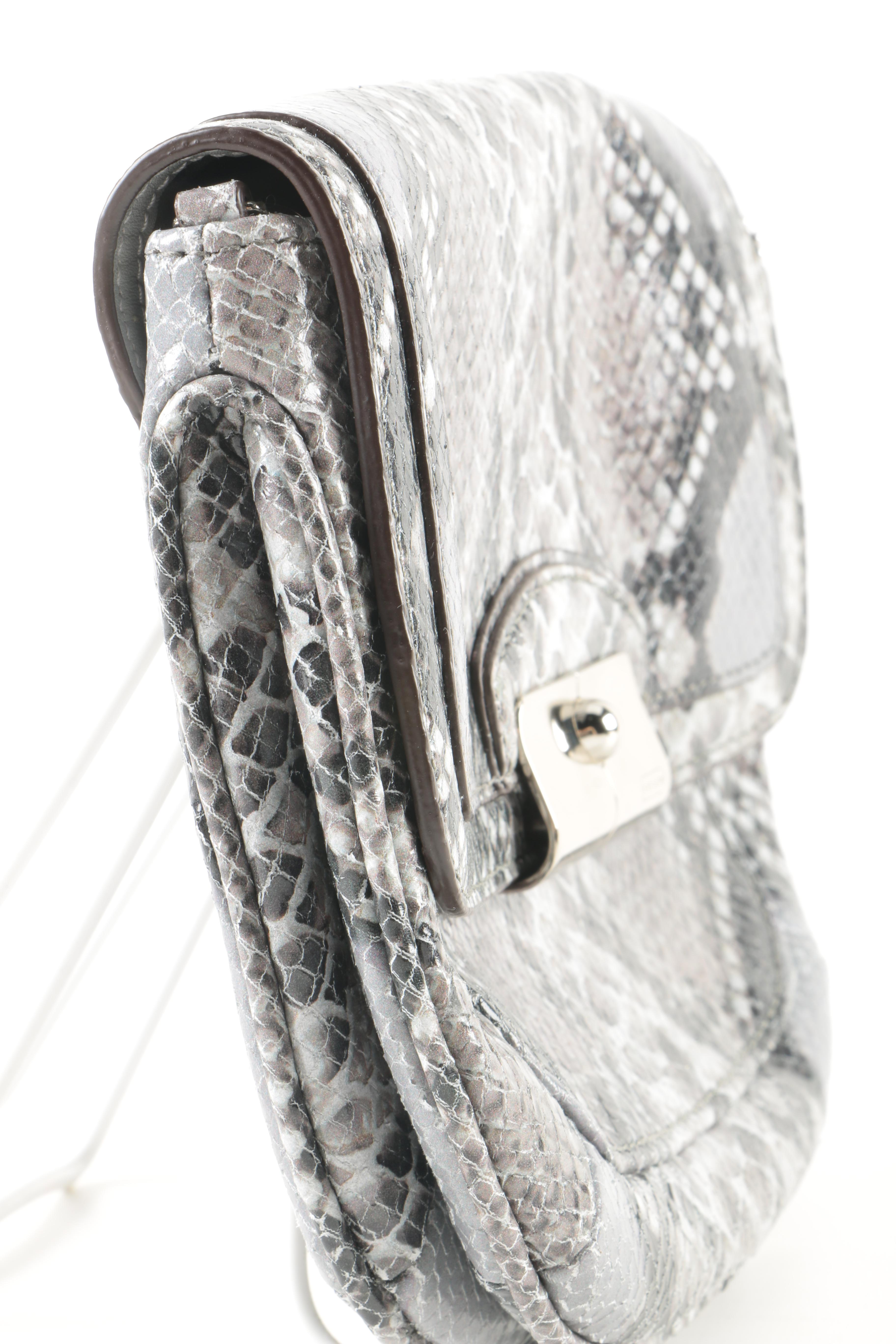 Coach Embossed Leather Purse