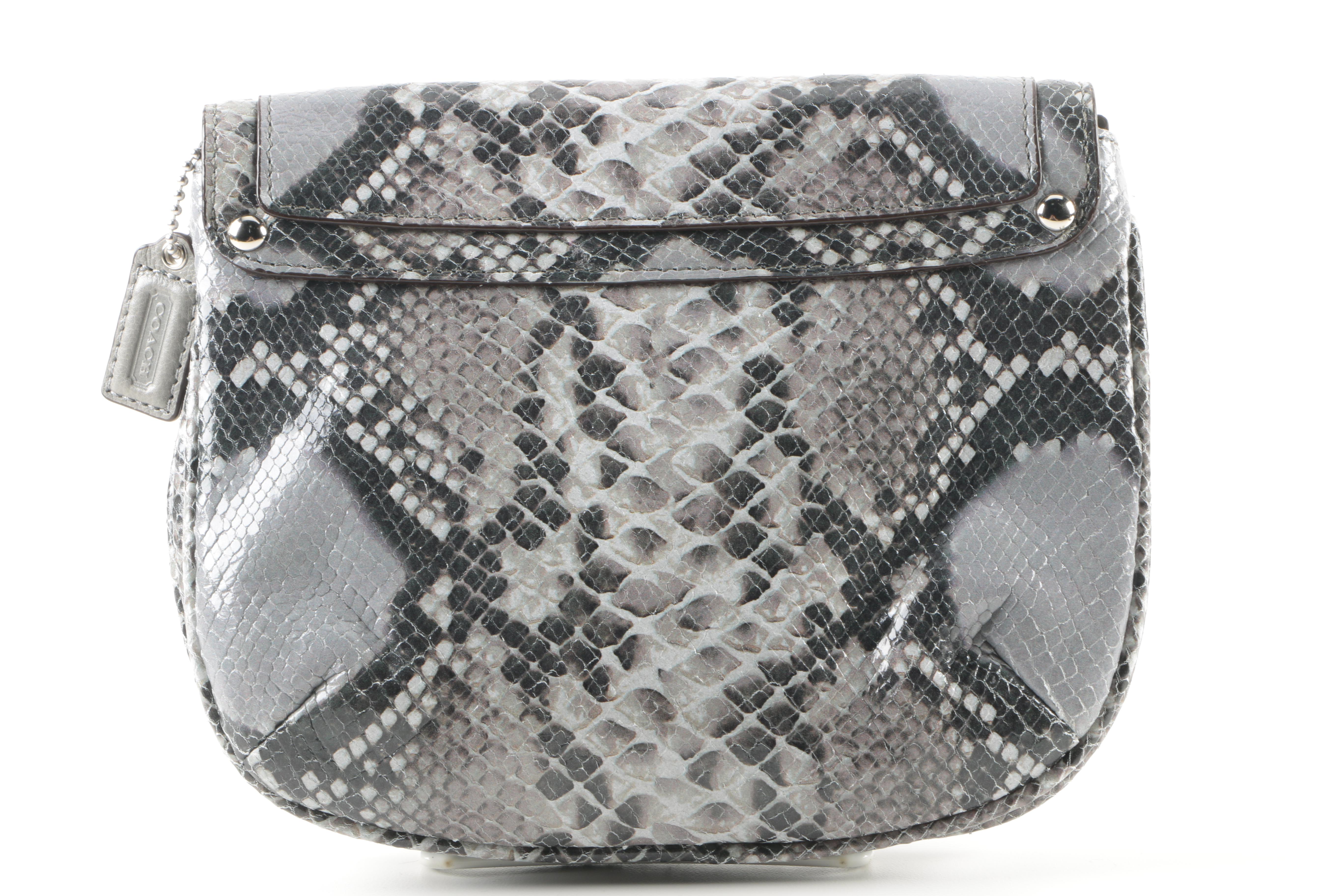 Coach Embossed Leather Purse