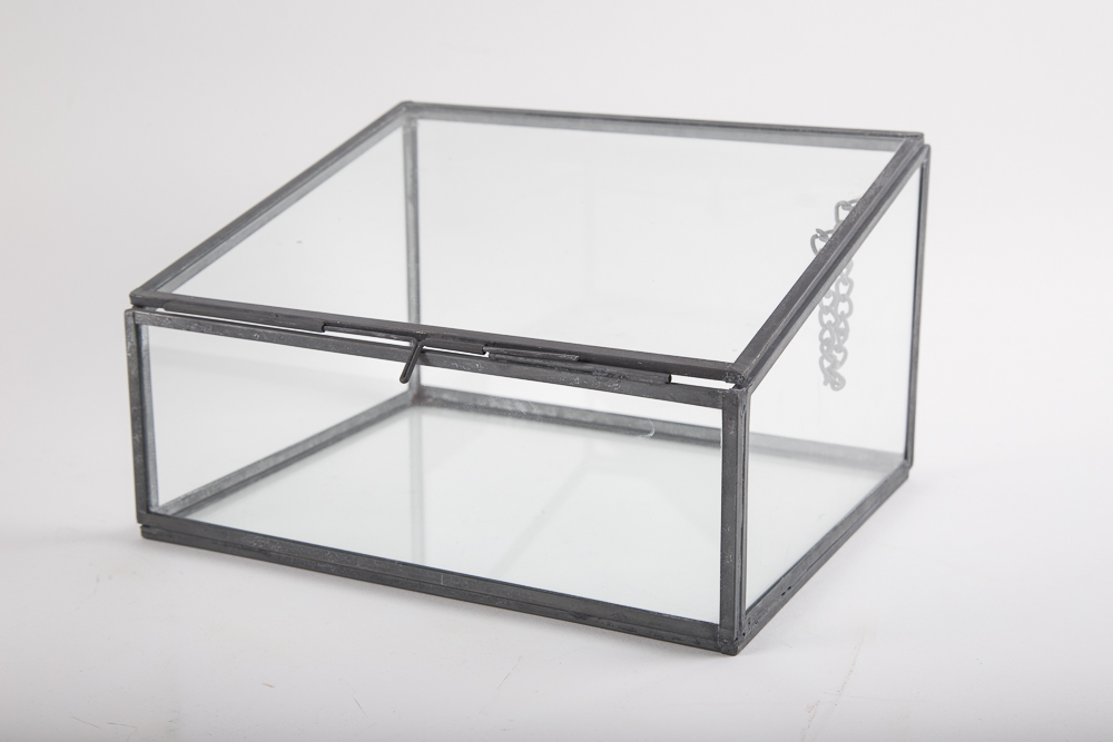 Metal and Glass Decorative Boxes