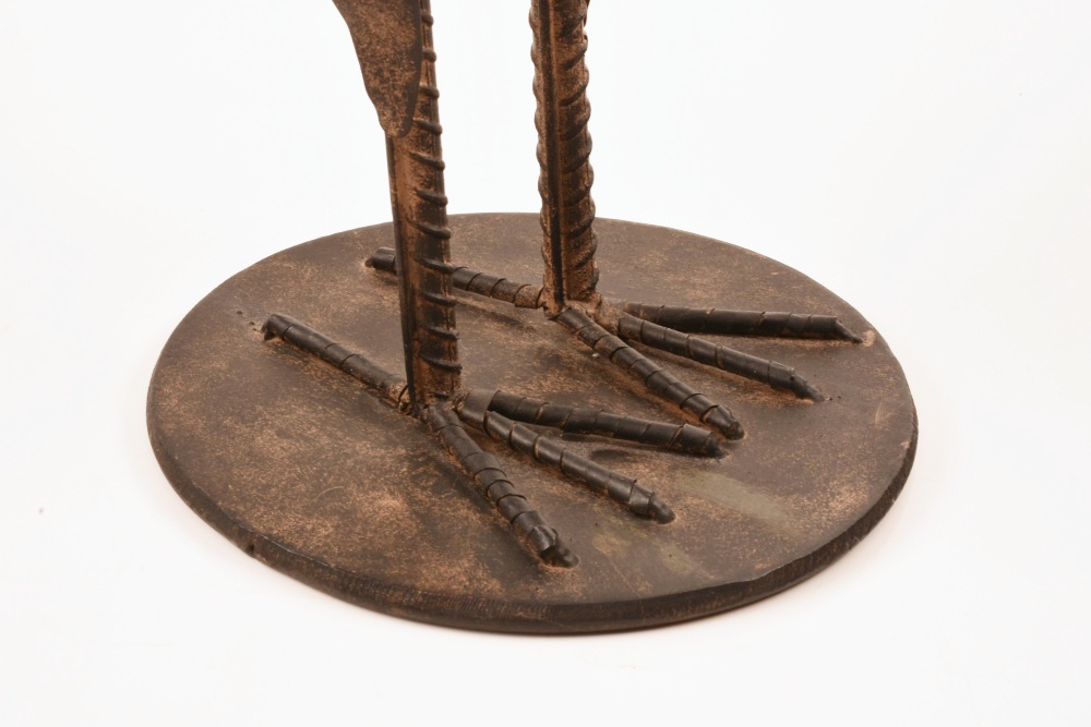 Vintage Metal Sculptural Rooster