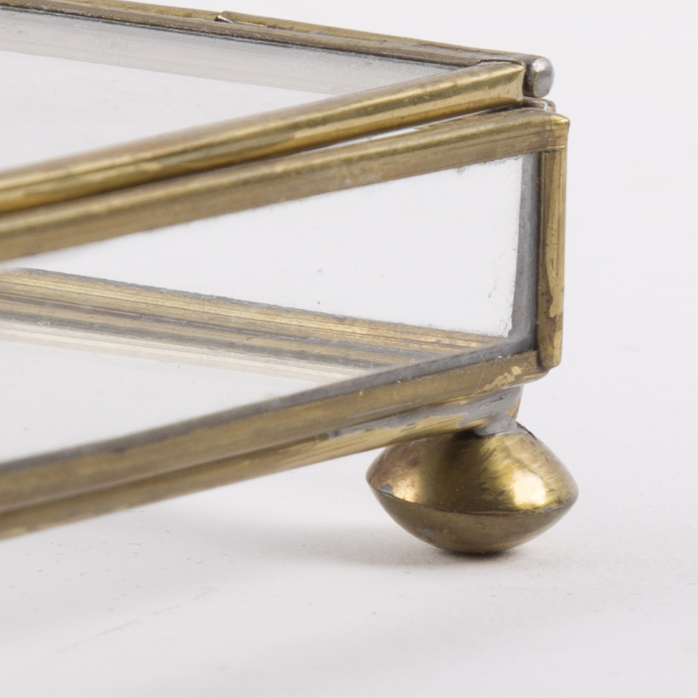 Metal and Glass Decorative Boxes