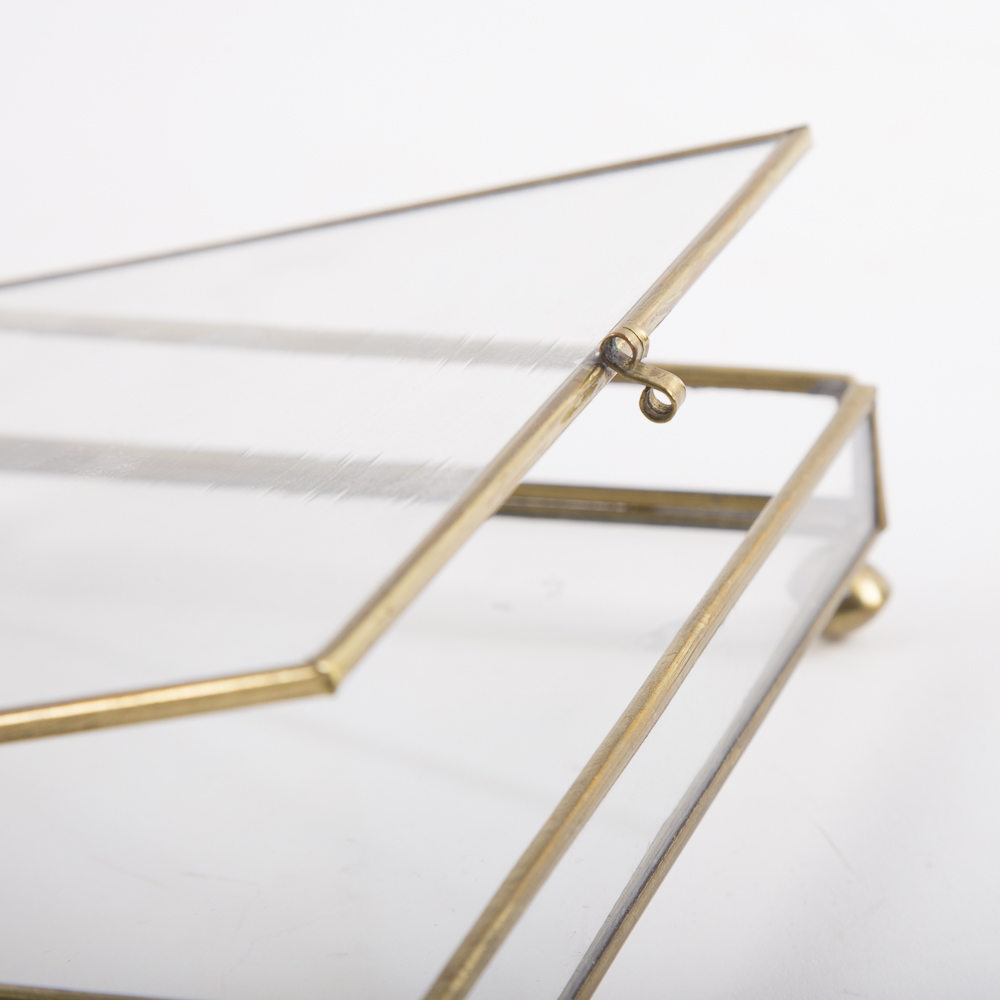 Metal and Glass Decorative Boxes