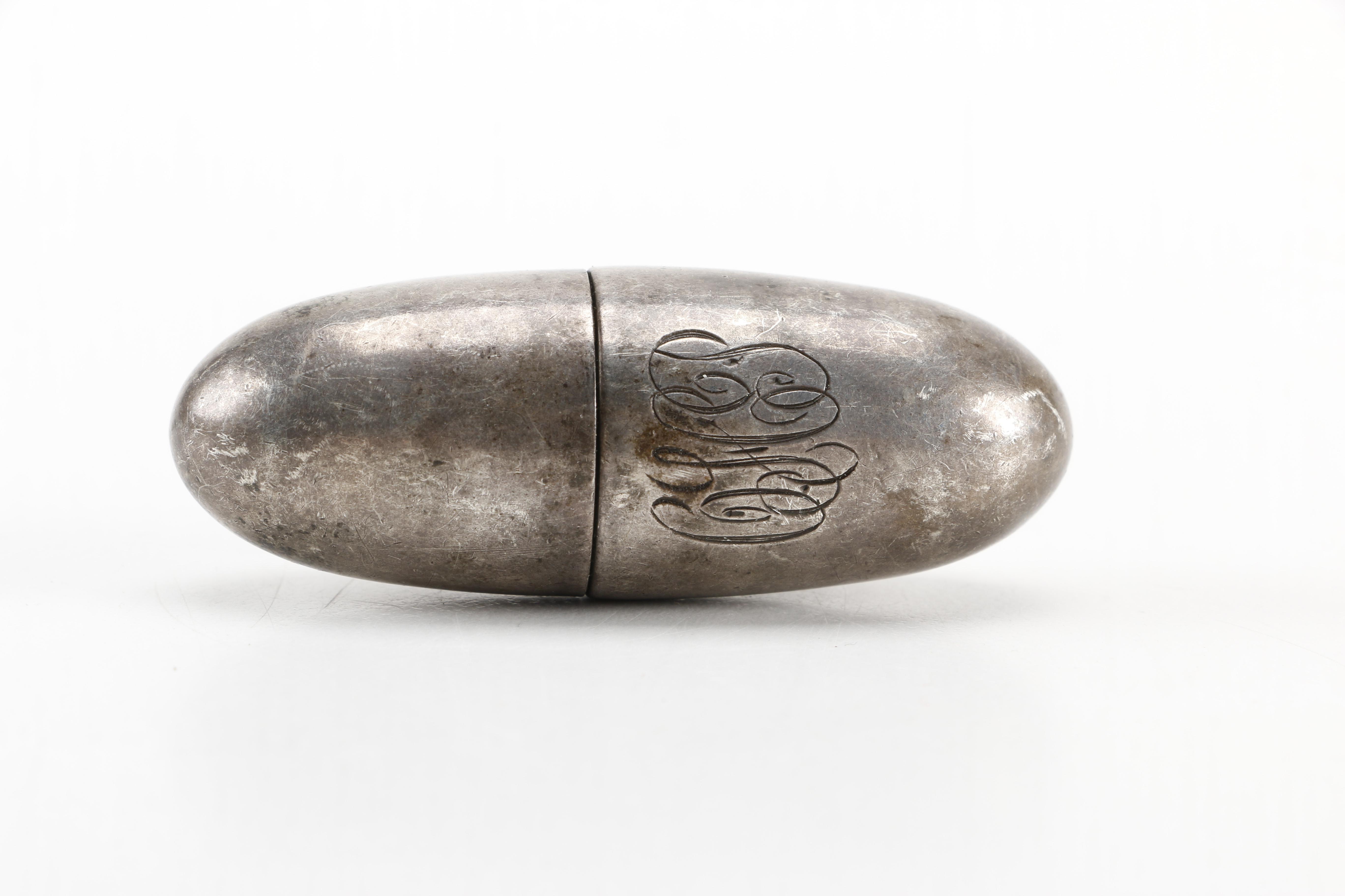 Sterling Silver Belt Buckle, Money Clip and Needle Case