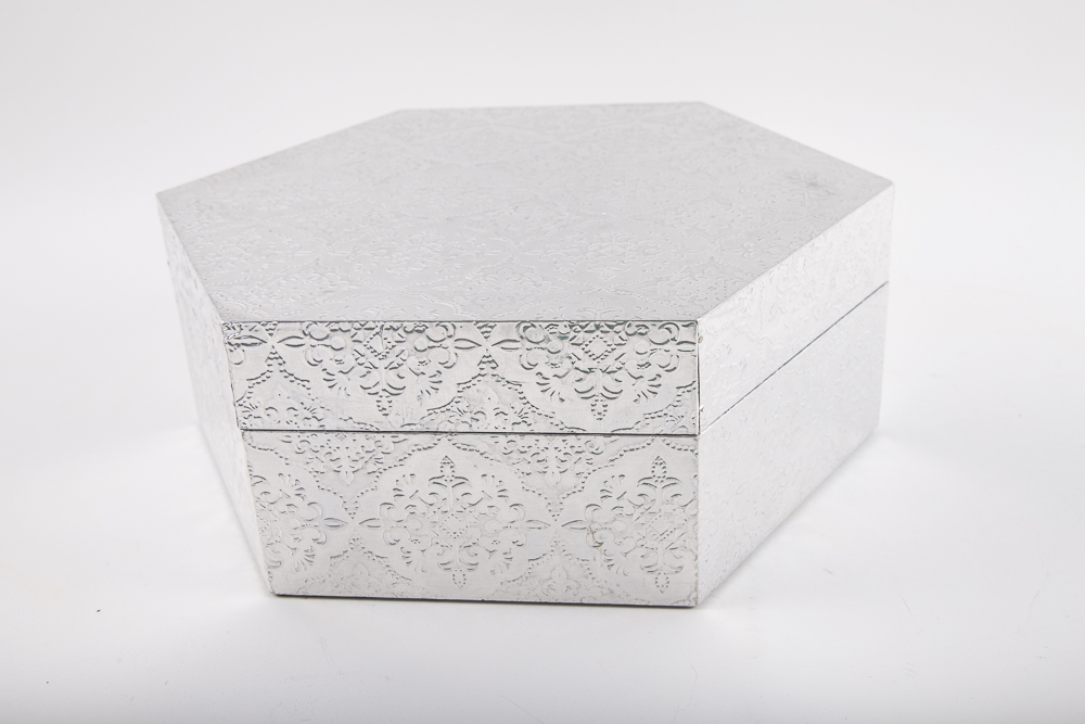 Metal and Glass Decorative Boxes