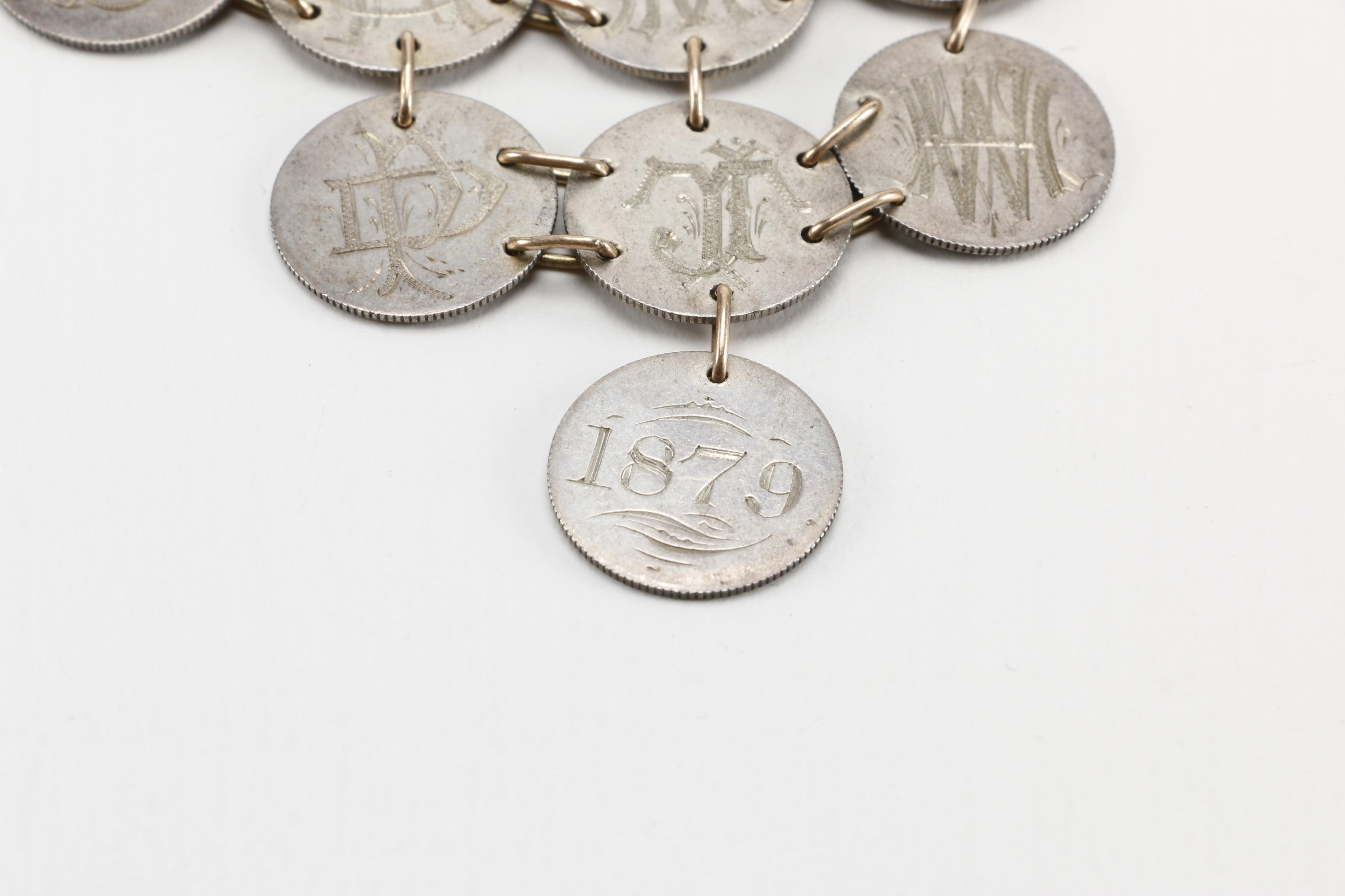 Sterling Silver Victorian Love Token Necklace