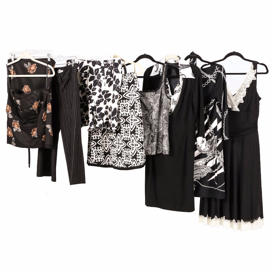 Women's Black and White Clothing Featuring White House Black Market