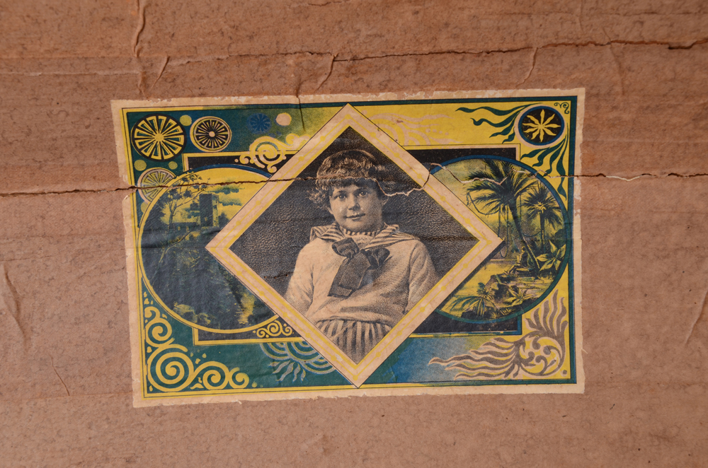 Antique Camel Back Steamer Trunk