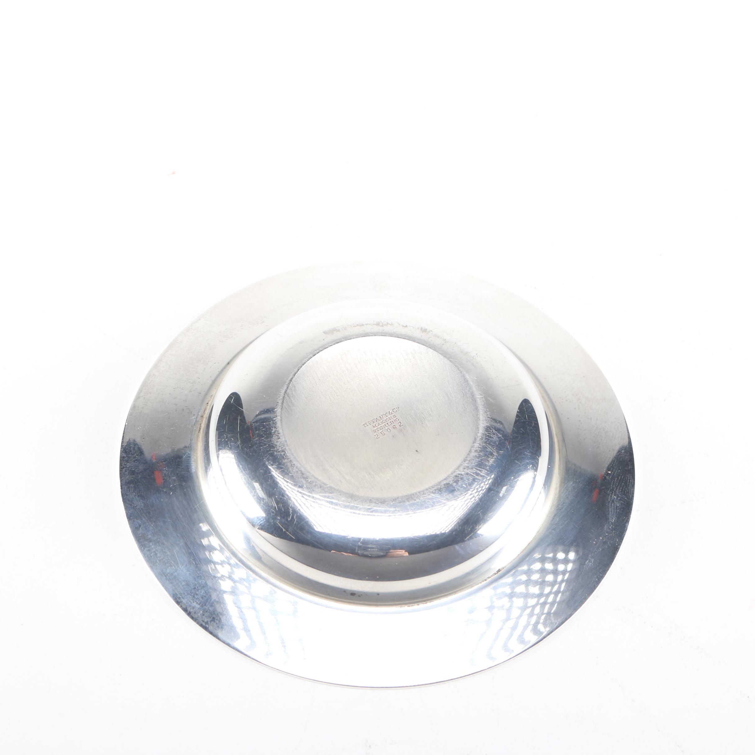 Tiffany & Co. Sterling Sugar Bowl and Salt Dish