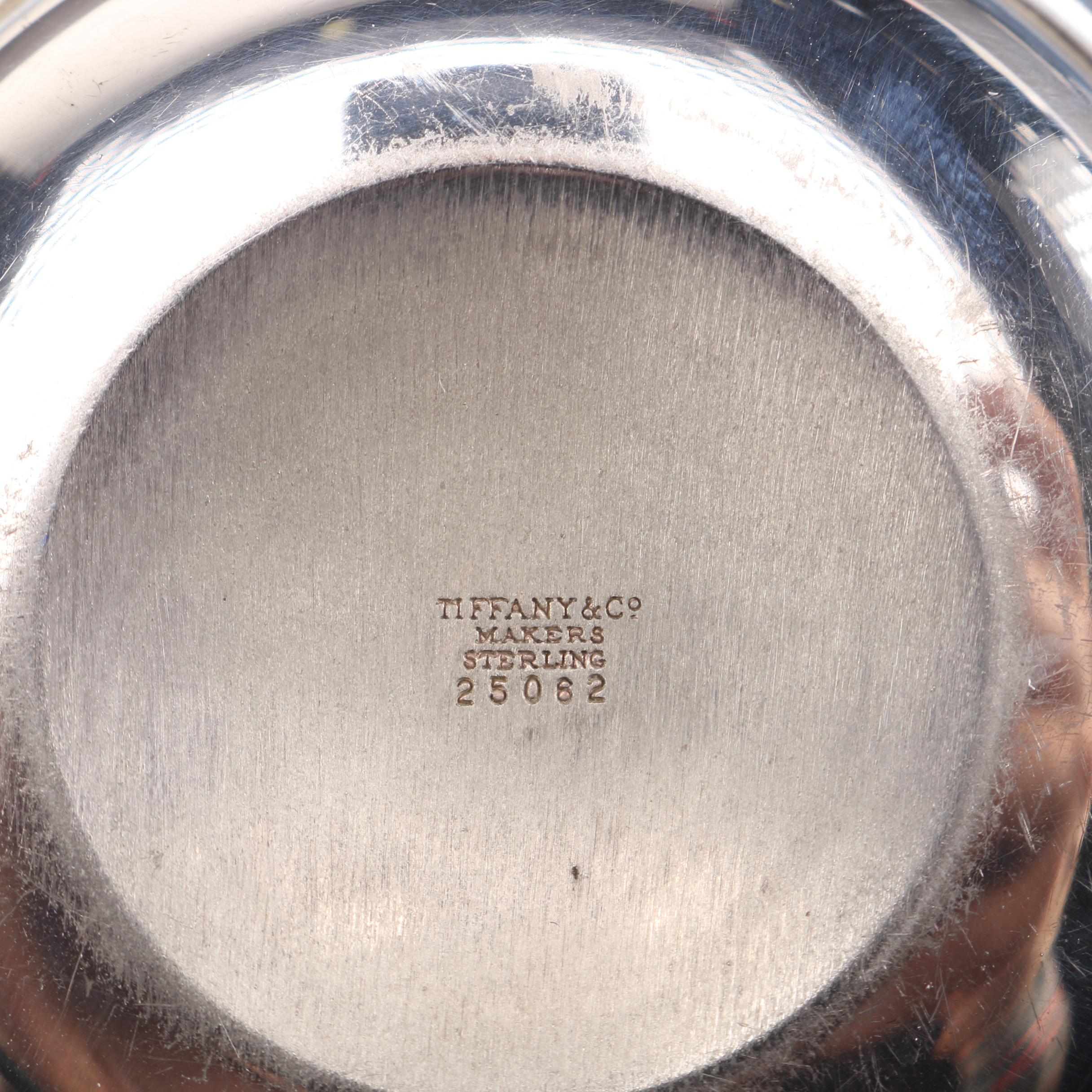 Tiffany & Co. Sterling Sugar Bowl and Salt Dish