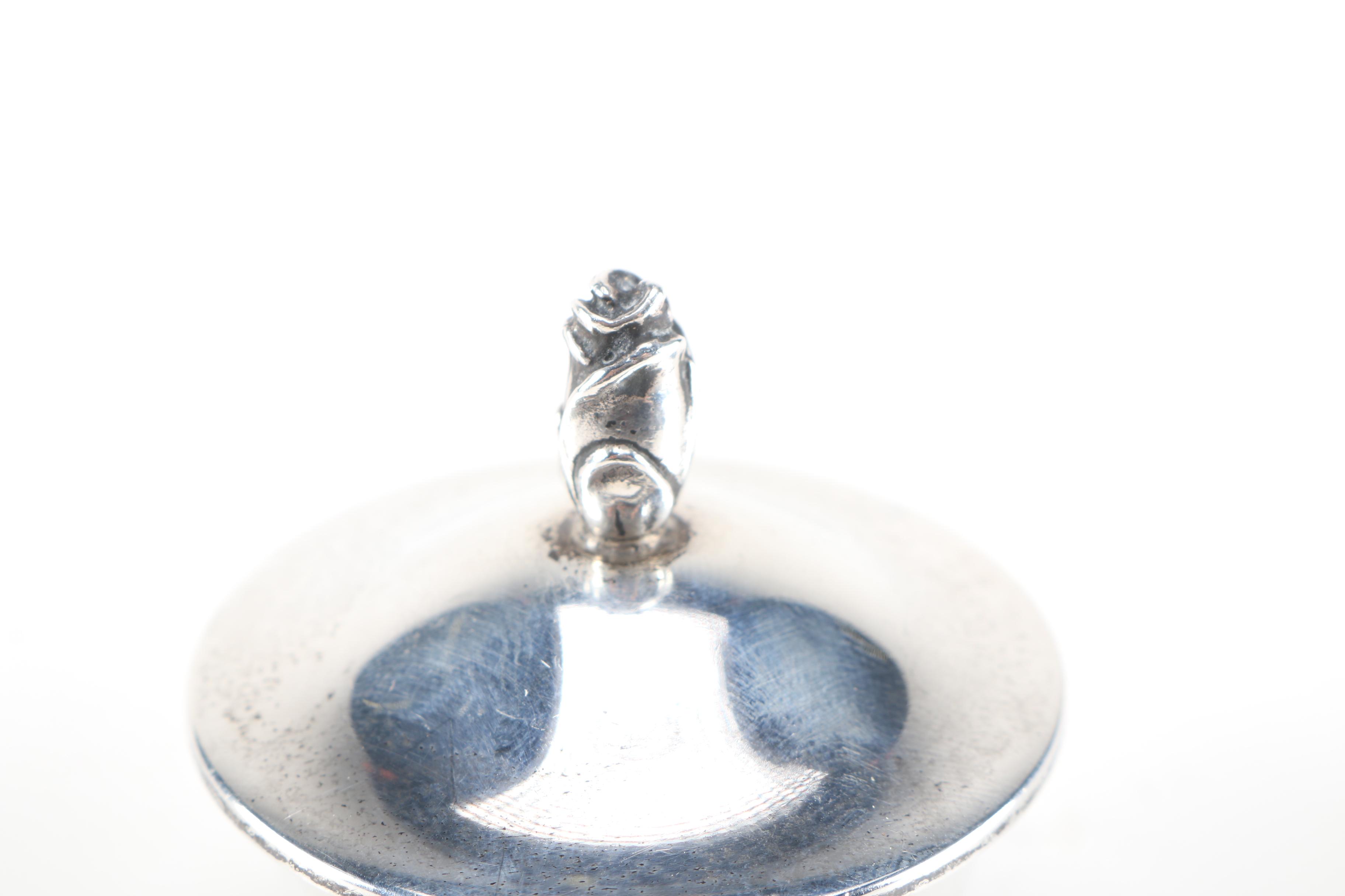 Tiffany & Co. Sterling Sugar Bowl and Salt Dish