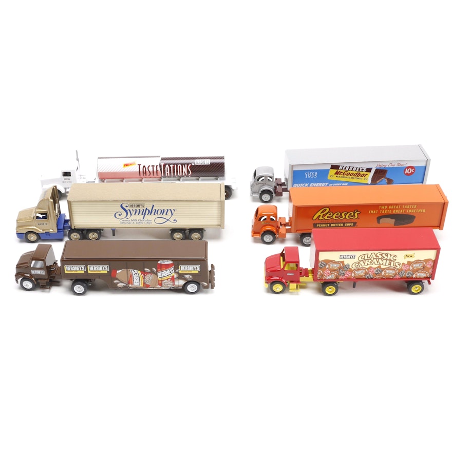 Hershey's Themed Winross Matchbox Semi-Trucks