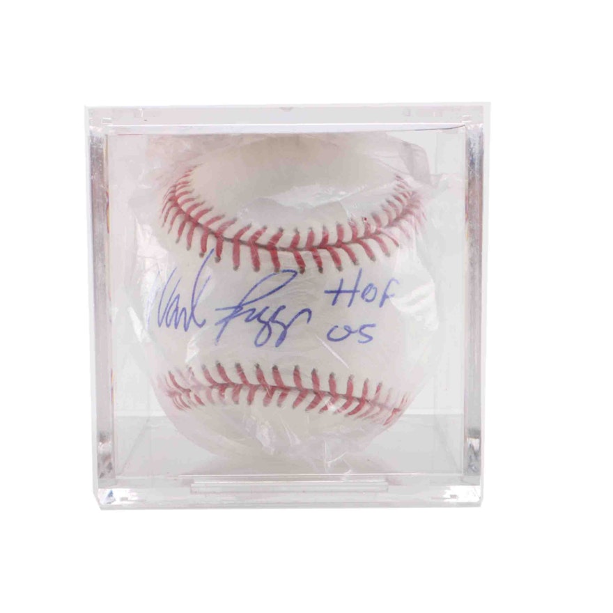 Wade Boggs Autographed Baseball