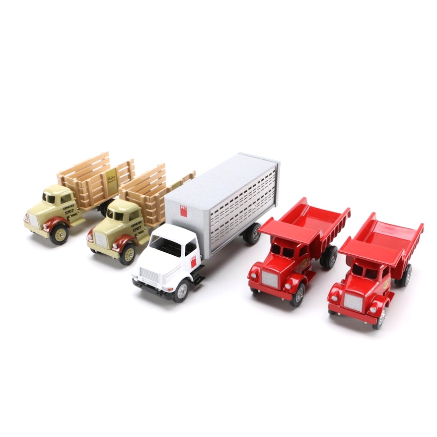 Winross Dump and Farm Trucks