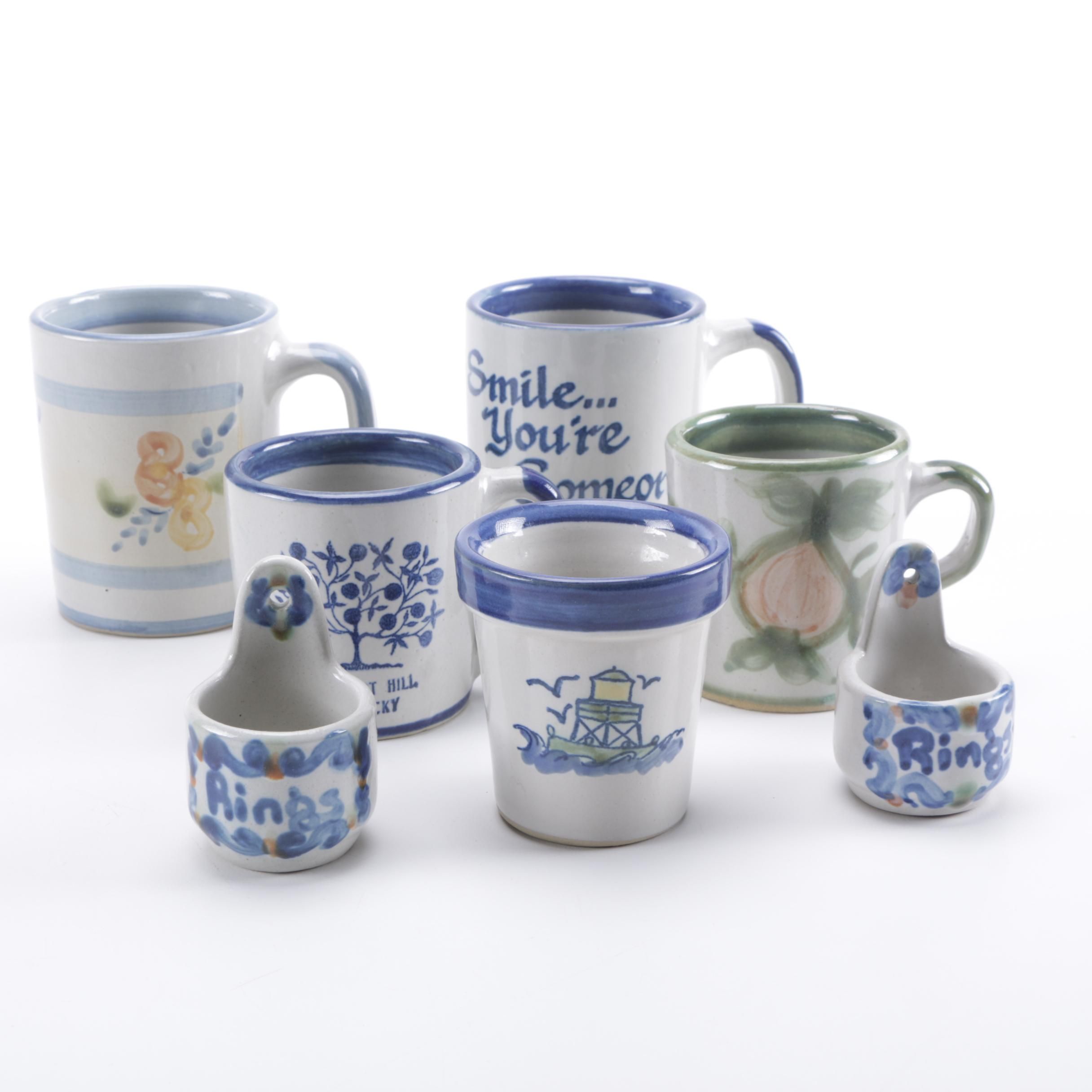 Vintage Stoneware Collection Including Louisville Stoneware Company