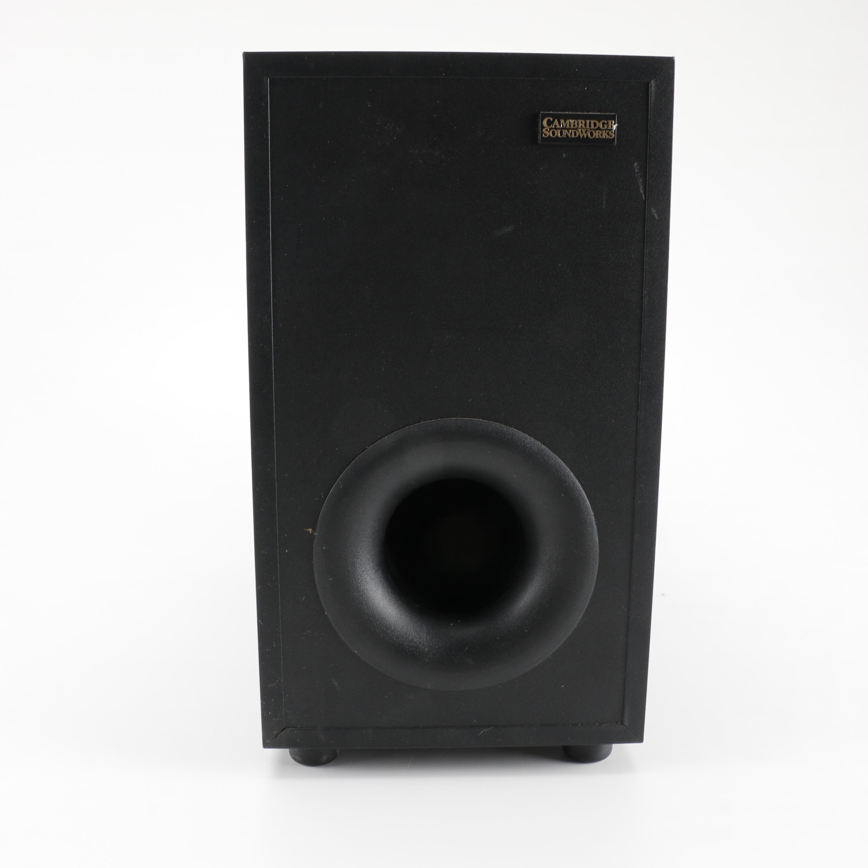 Bose Wave Radio and Cambridge Soundworks Speakers