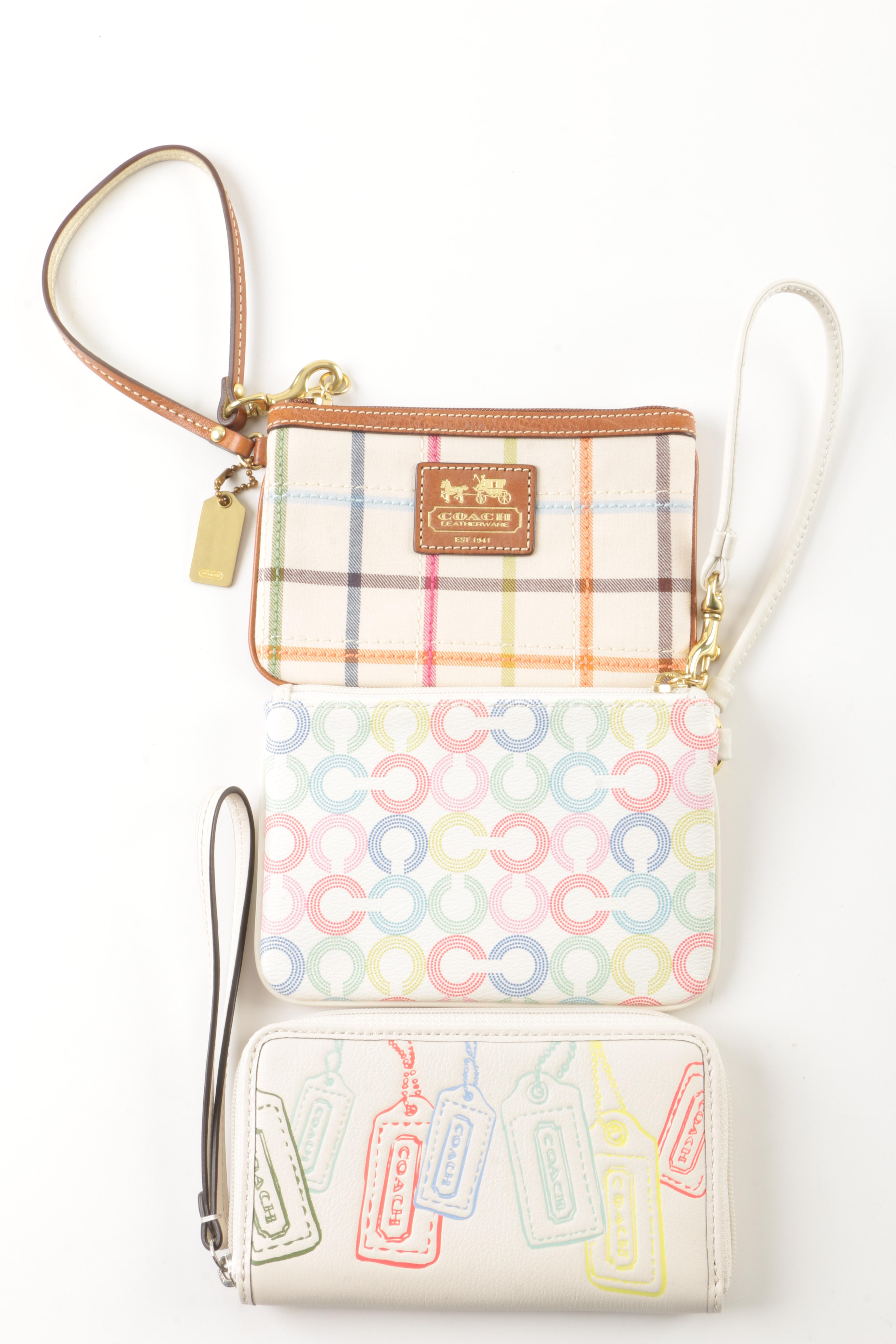 Coach Wristlets and a Legacy Motifs Universal Phone Case