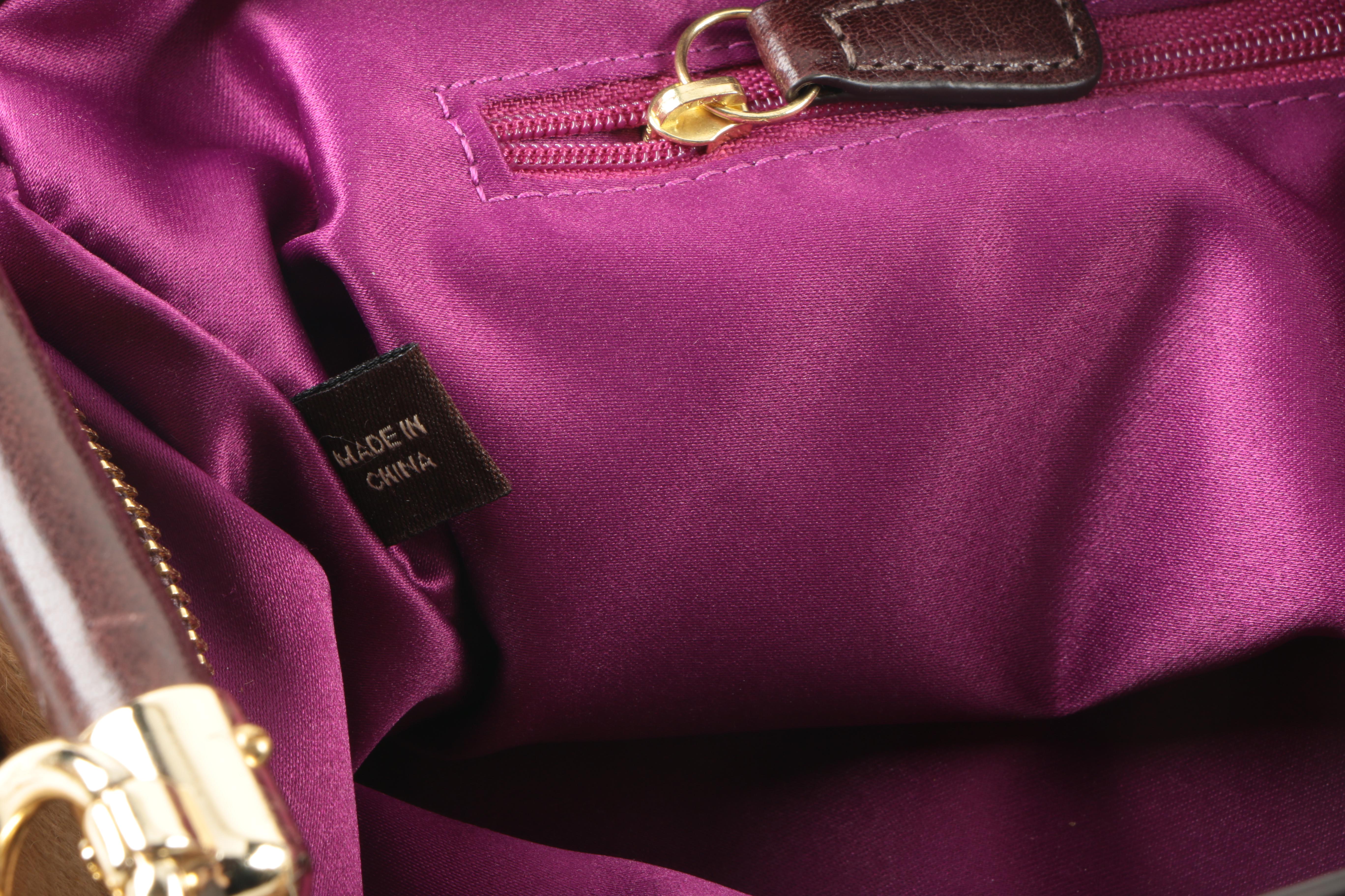 Coach Madison "Caroline" Ocelot Printed Haircalf Satchel