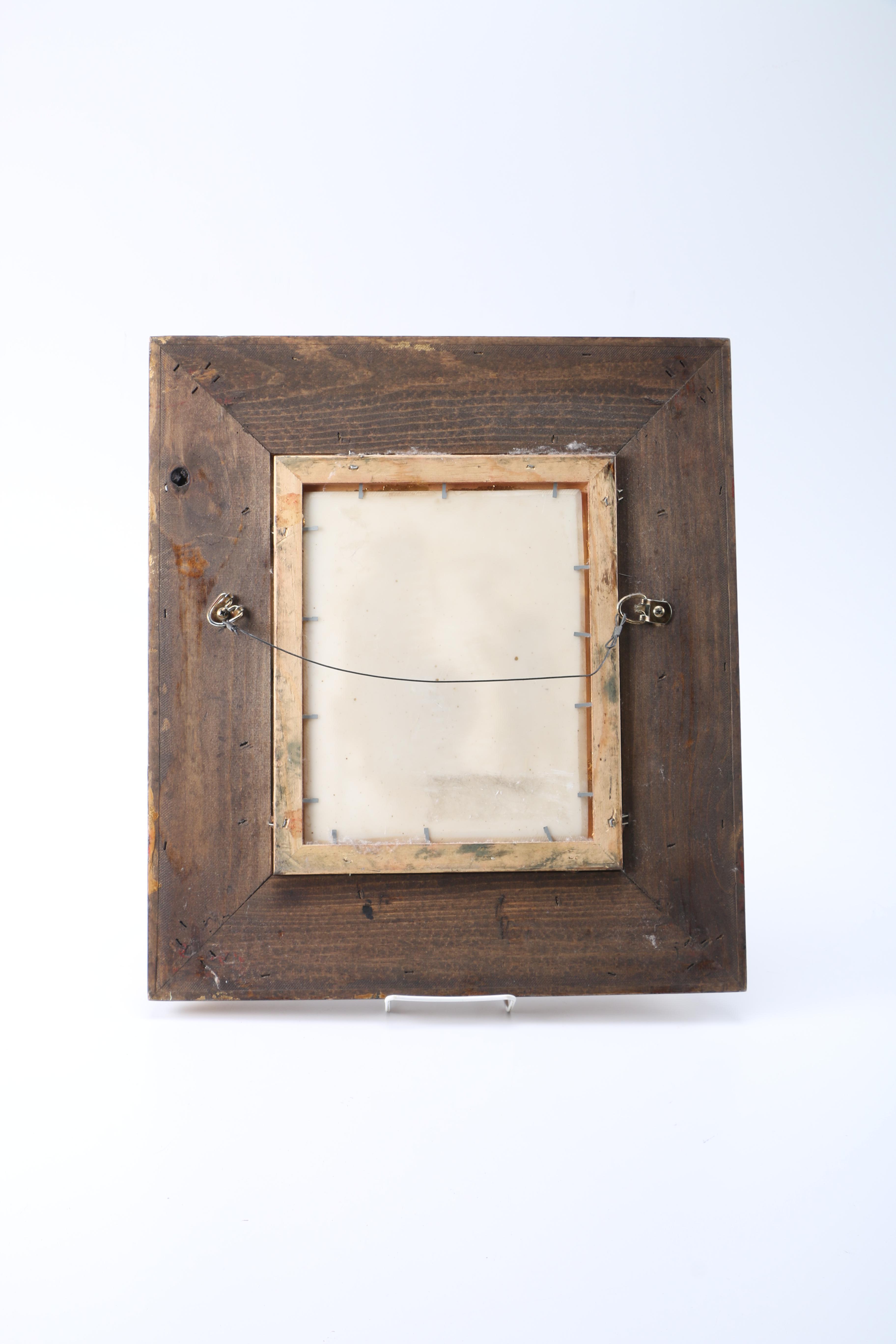 Neoclassical Resin Relief in an Ornate Foliate Frame