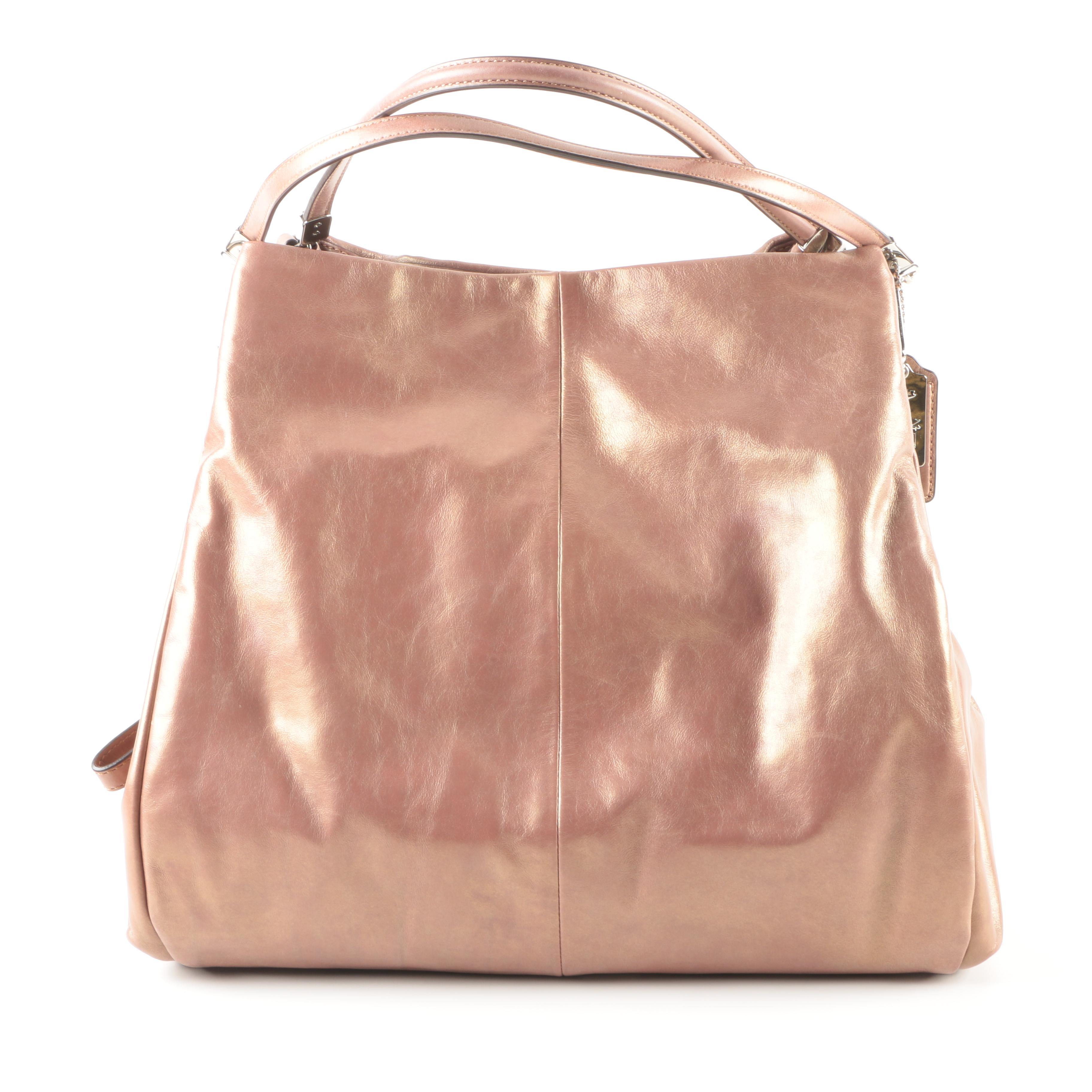 Coach Madison Metallic Leather Shoulder Bag