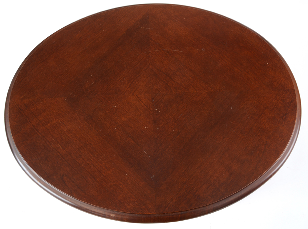 Oval End Table with Drawl-Leaf
