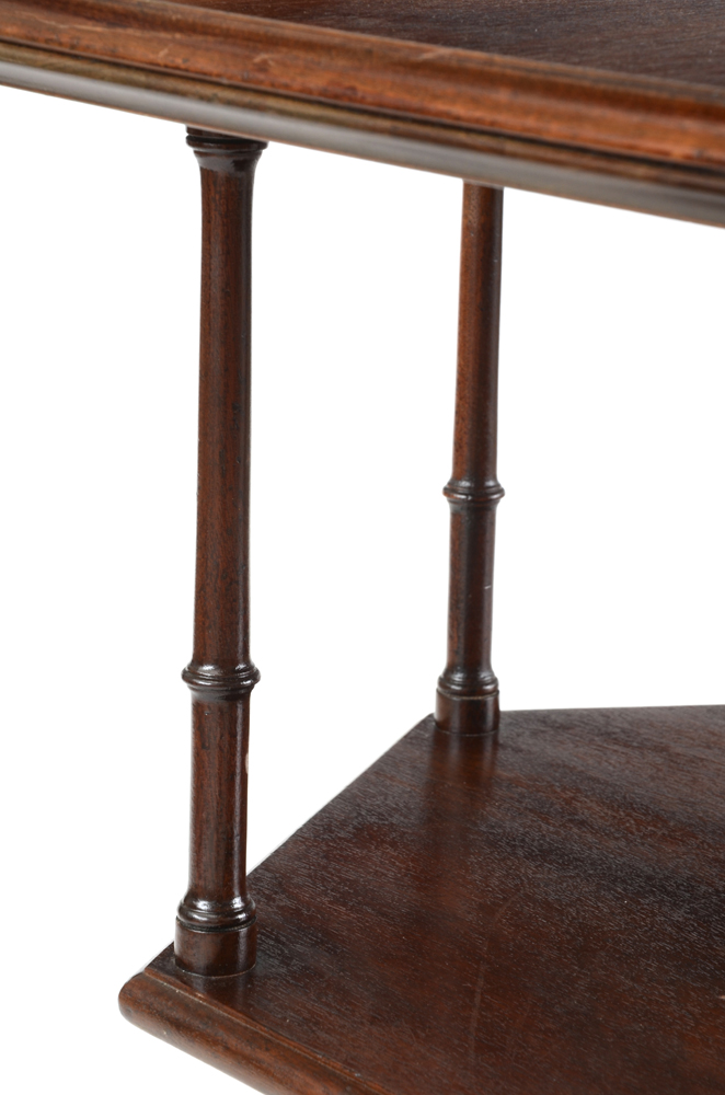 Kittinger Mahogany Hexagonal Dumbwaiter