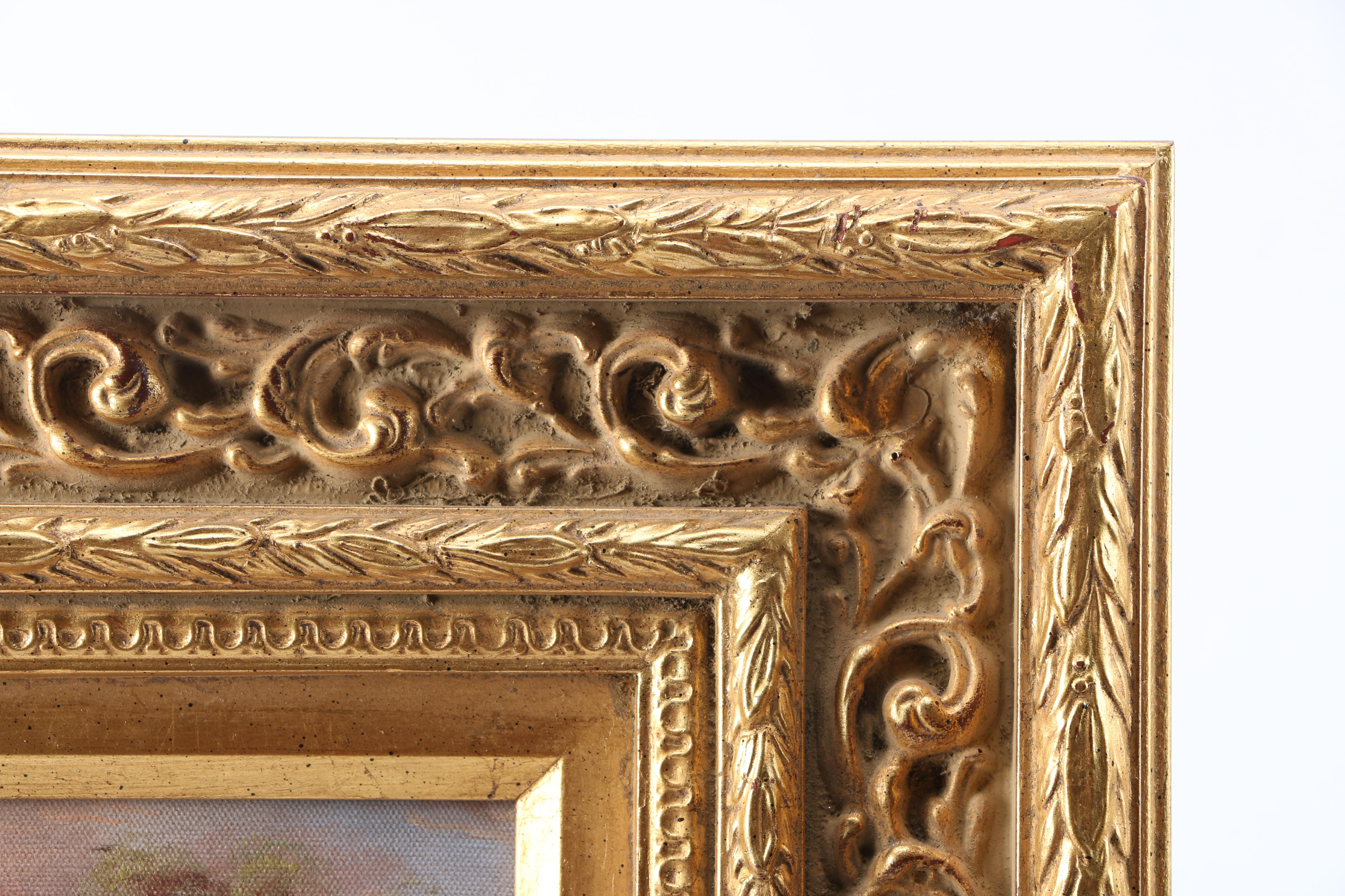 C. Freeman Oil on Canvas River Landscape Scenes