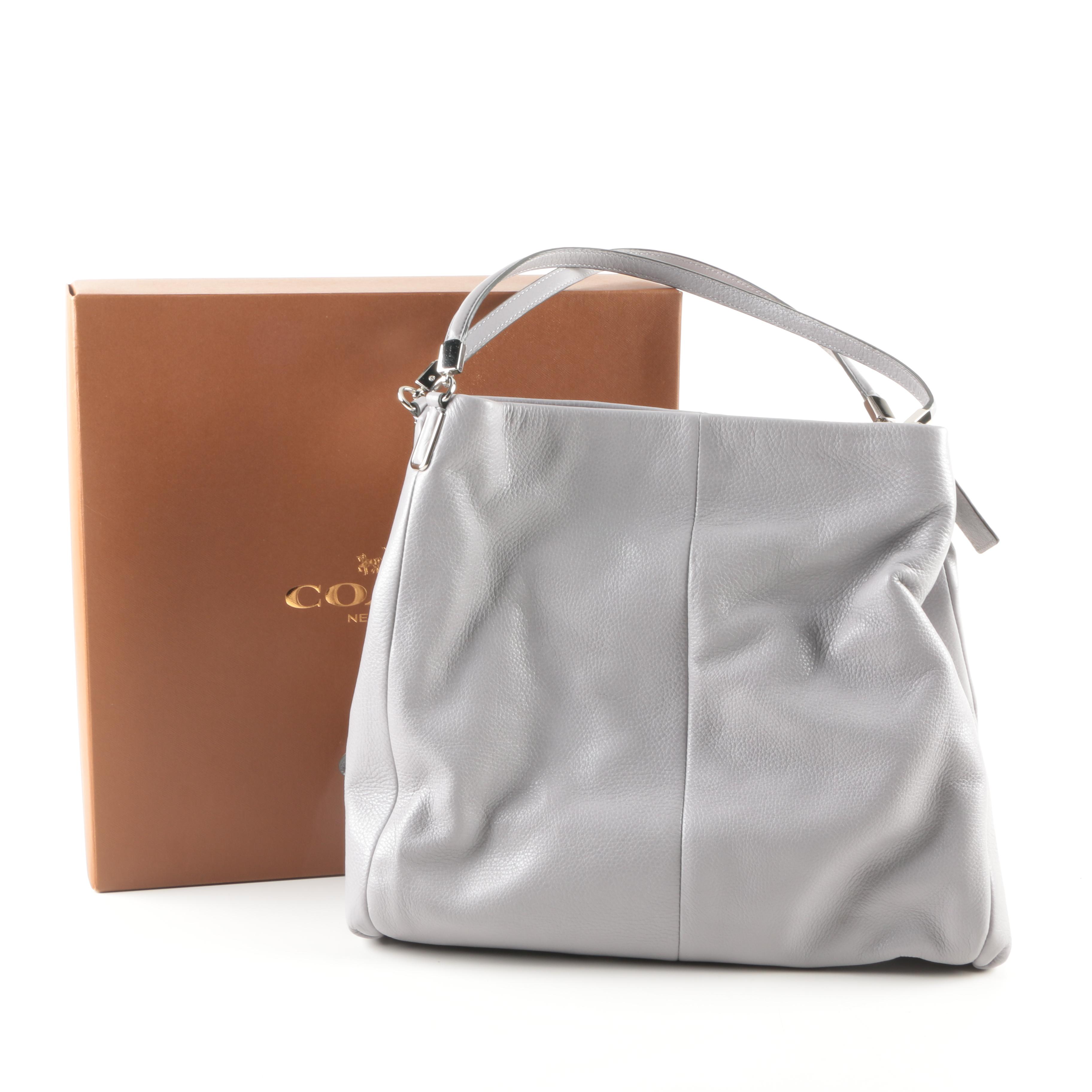 Coach "Phoebe" Hobo in Pebble Grey