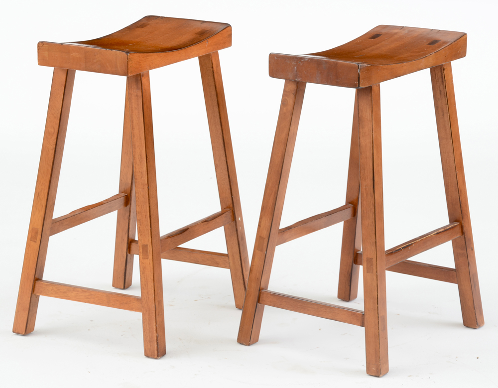Pottery Barn Wooden Bar Stools