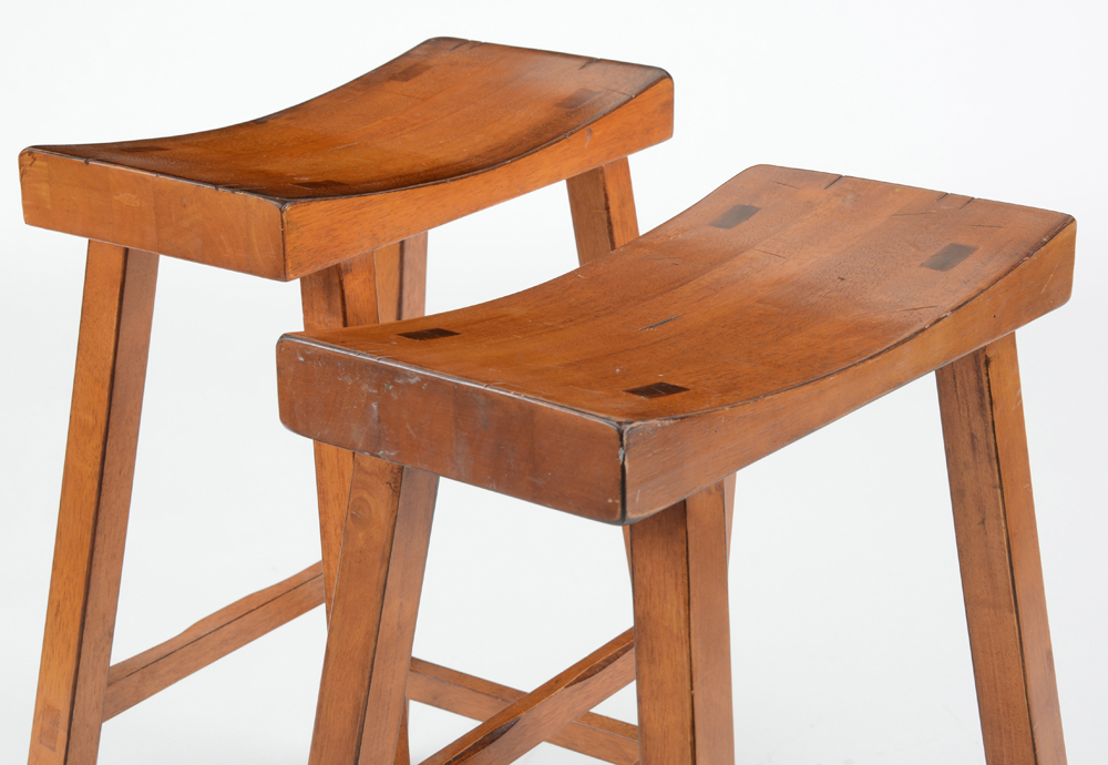 Pottery Barn Wooden Bar Stools