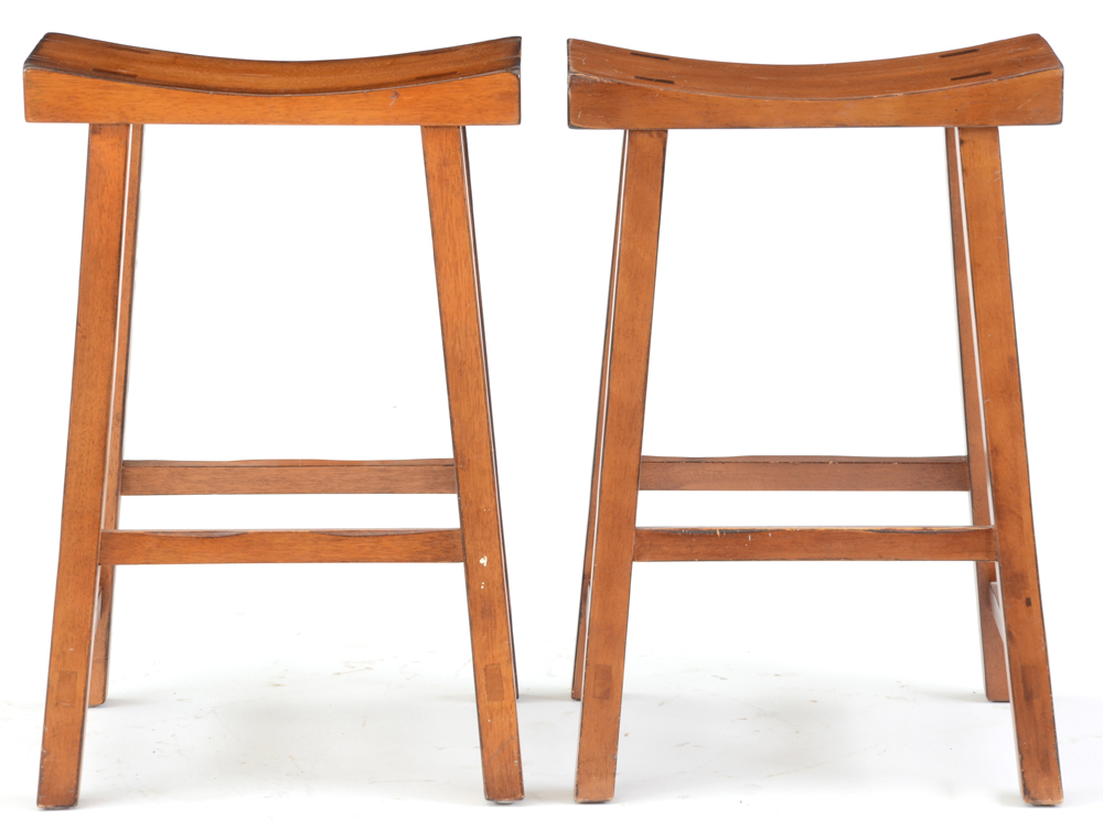 Pottery Barn Wooden Bar Stools
