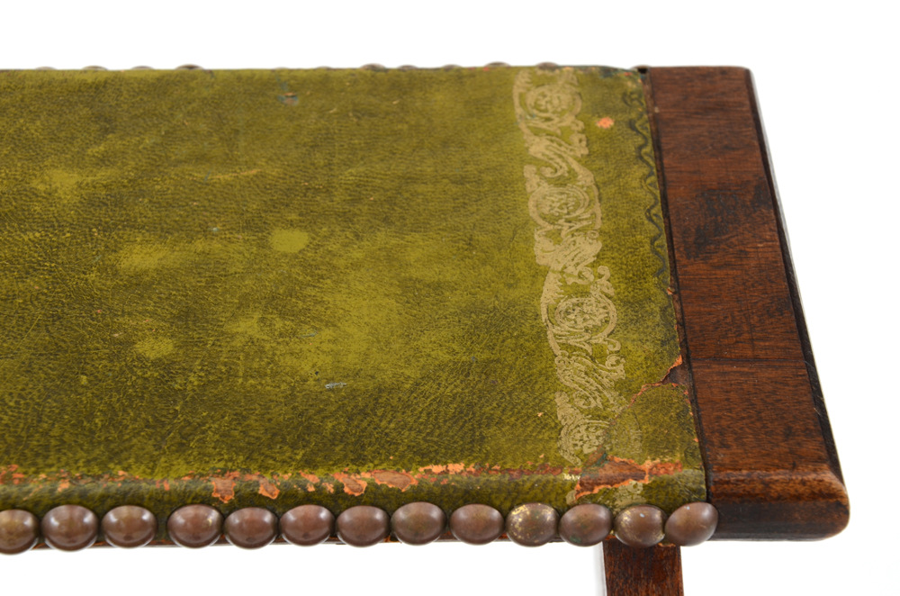 Antique Mahogany Library Steps