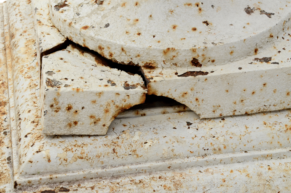 Large Victorian Cast Iron Campania Planter Urn