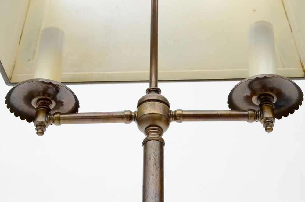 Bronze Tone Metal Floor Lamp