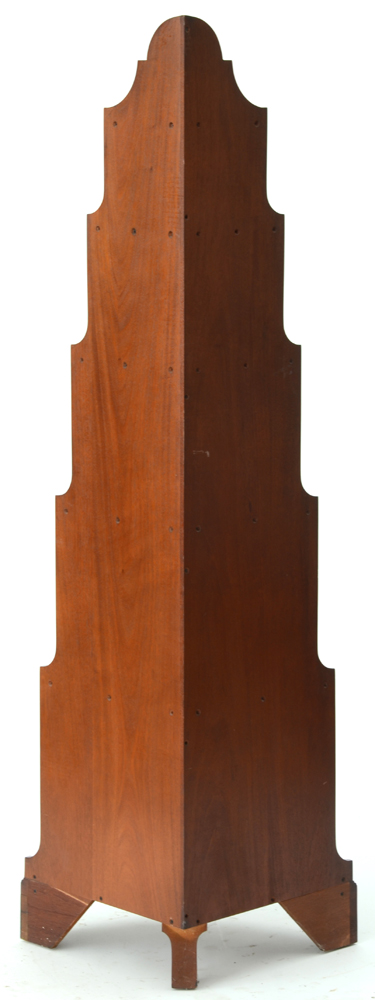 Vintage Solid Mahogany Corner Shelf