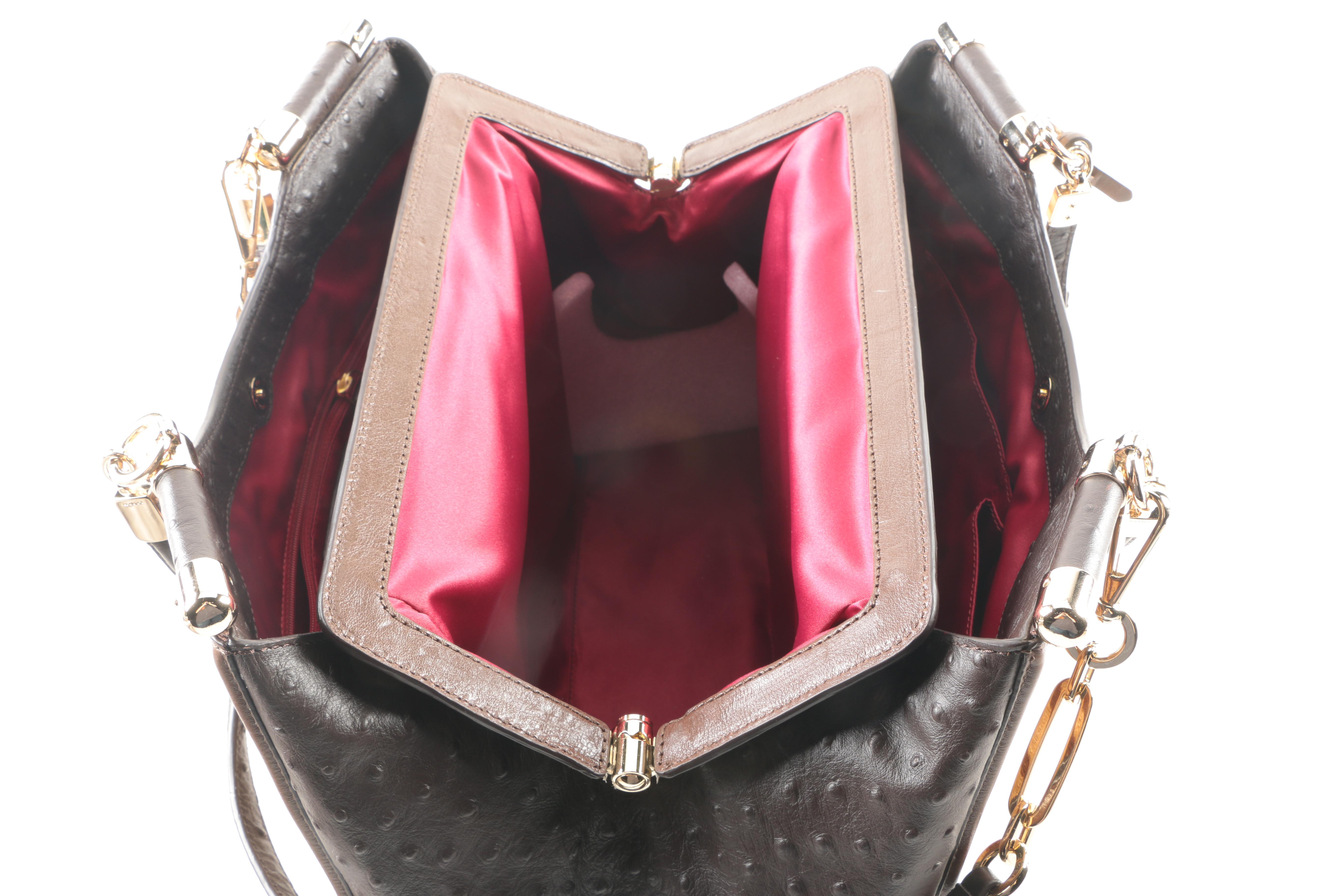 Coach Madison "Caroline" Satchel in Printed Tiger Haircalf