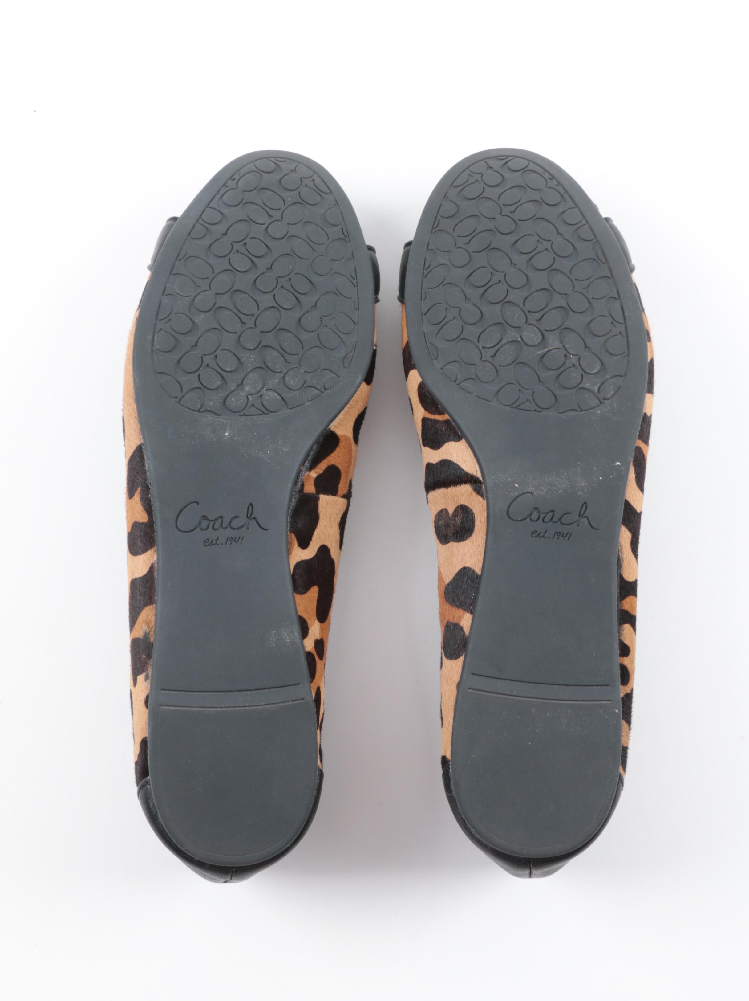 Coach "Desire" Haircalf Ballet Flats