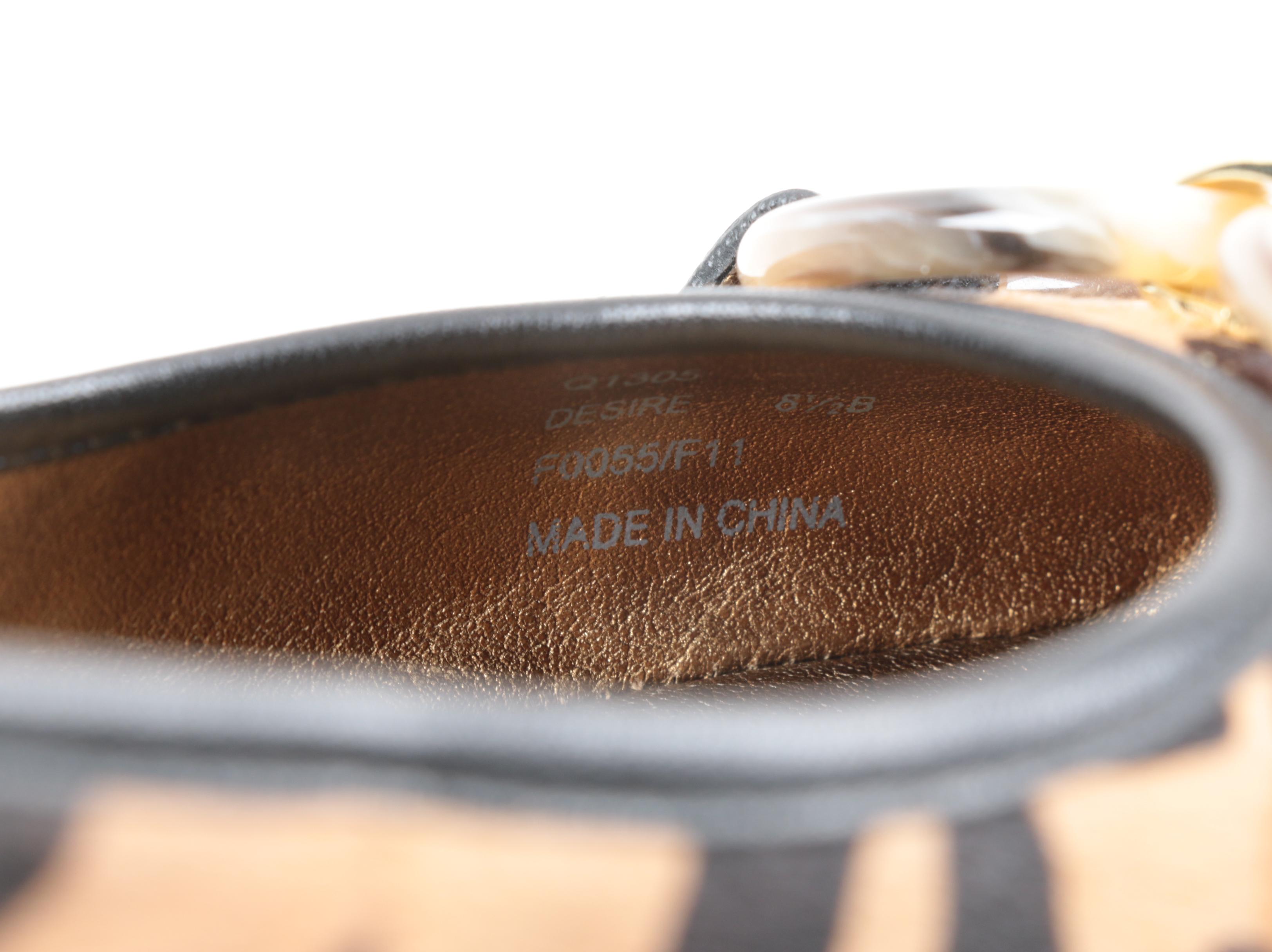 Coach "Desire" Haircalf Ballet Flats