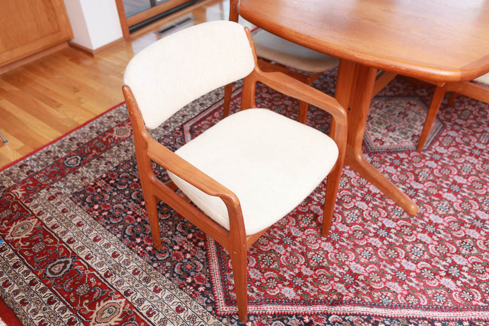 Danish Modern Teak Dining Set by Benny Linden