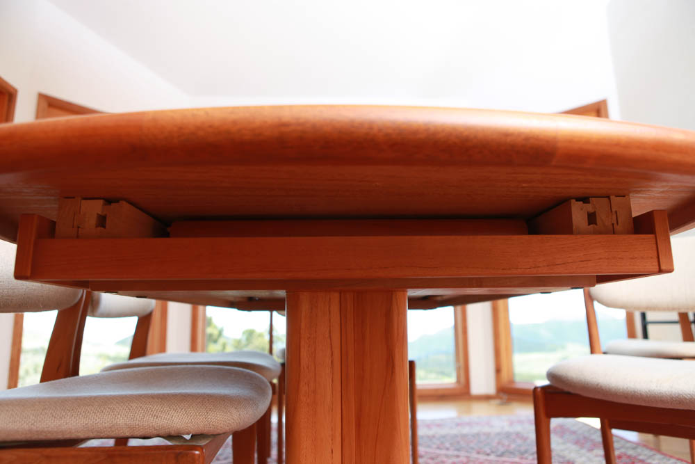 Danish Modern Teak Dining Set by Benny Linden