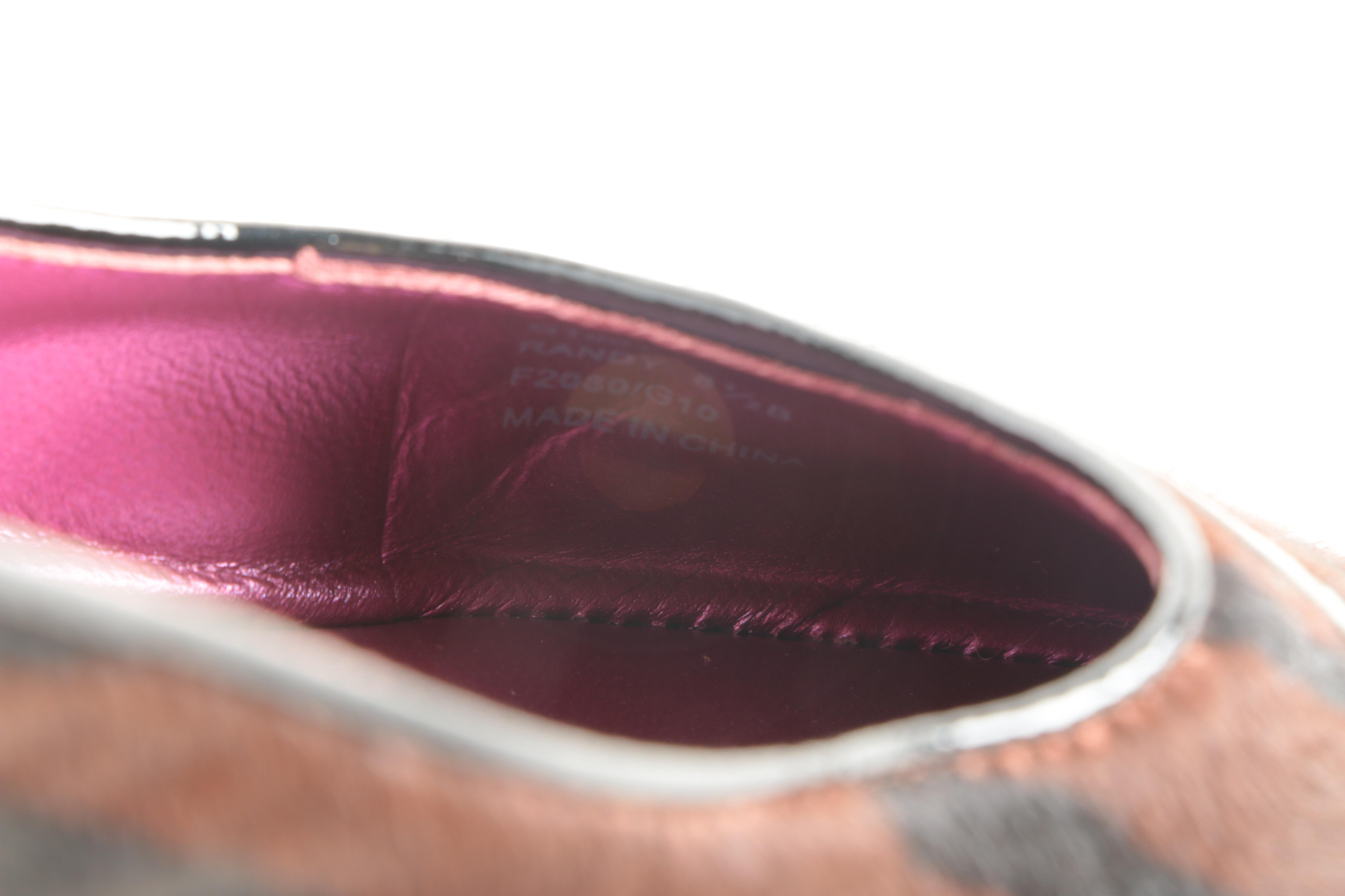 Pair of Coach Poppy Haircalf Ballet Flats