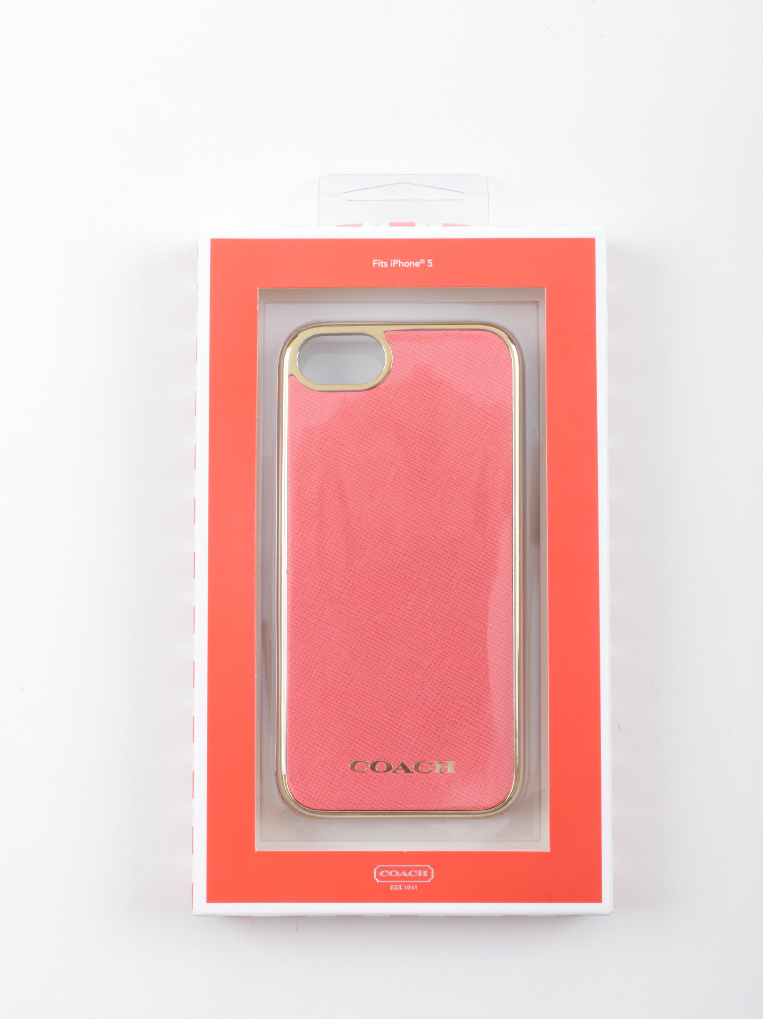 Coach "Saffiano" Leather Accessories