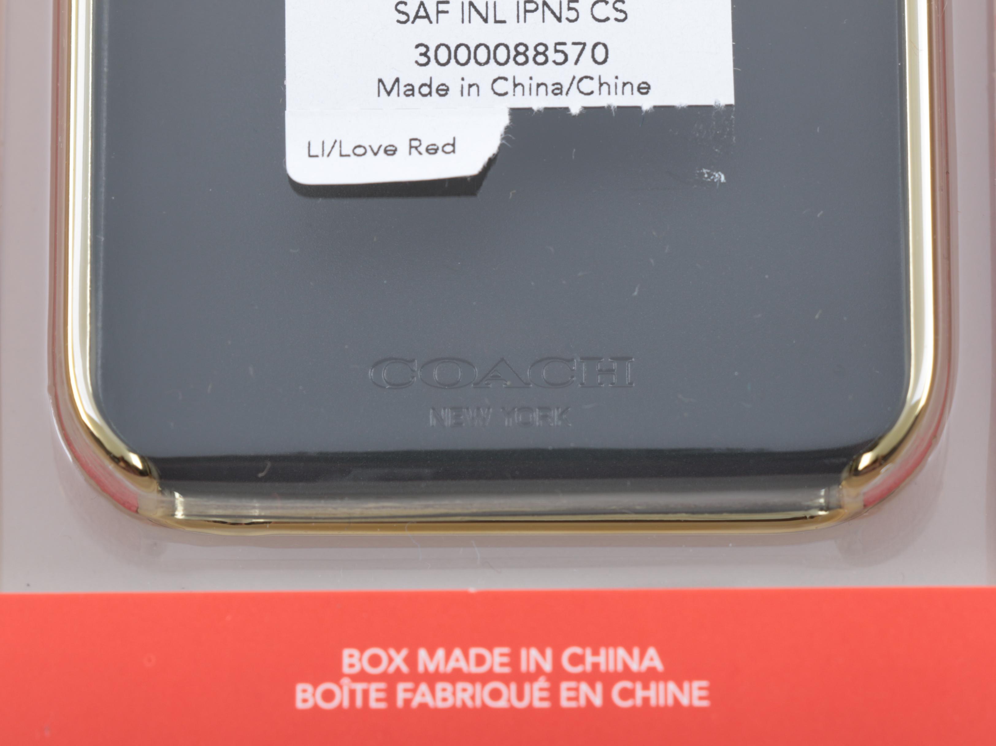 Coach "Saffiano" Leather Accessories